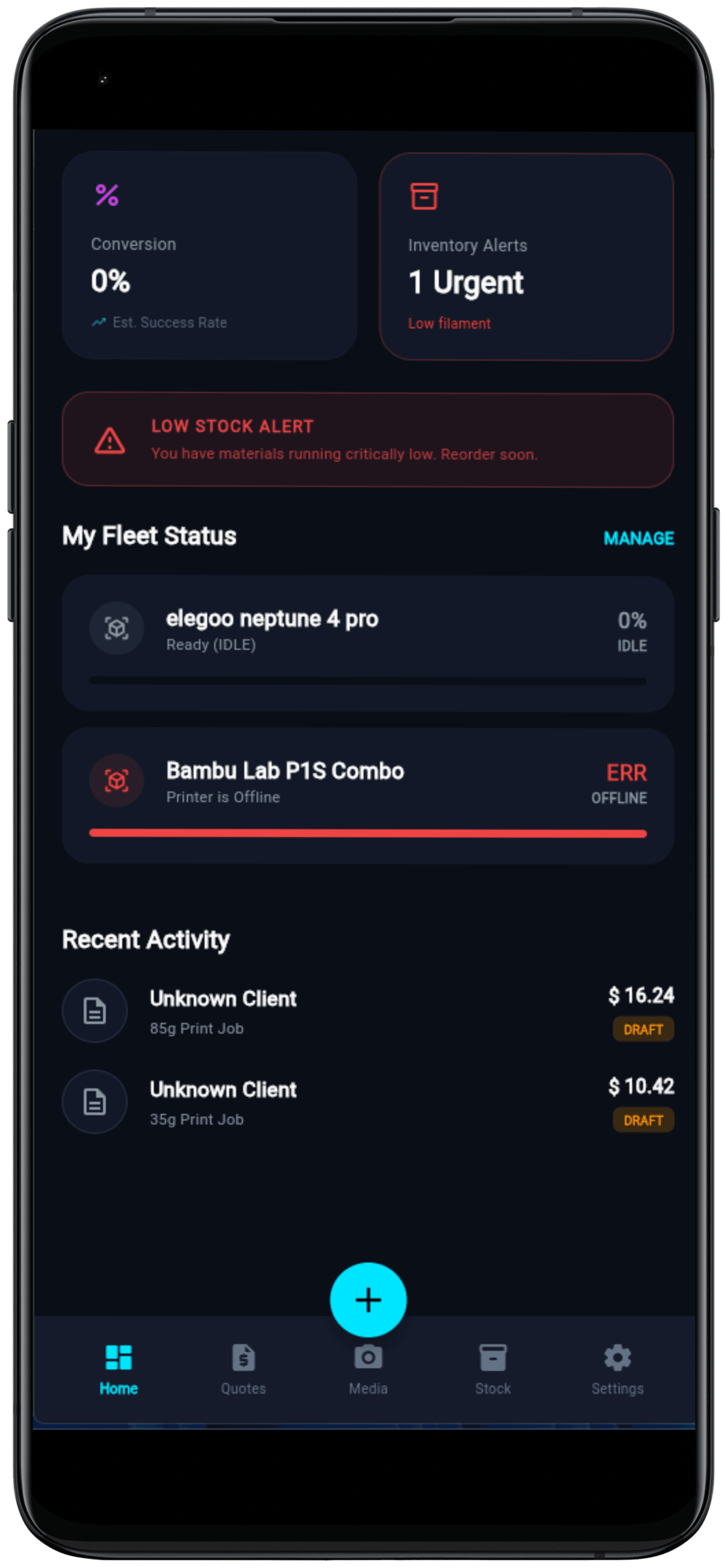 3D Print Pro: Cost & Fleet Manager screenshot 20