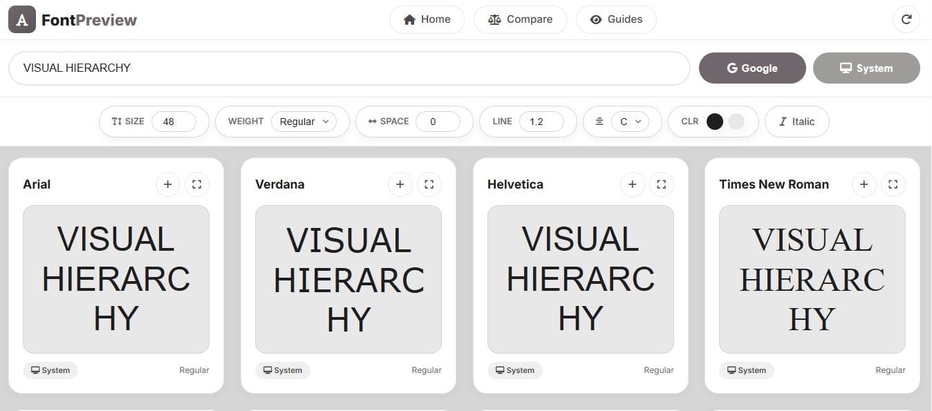 FontPreview screenshot 2