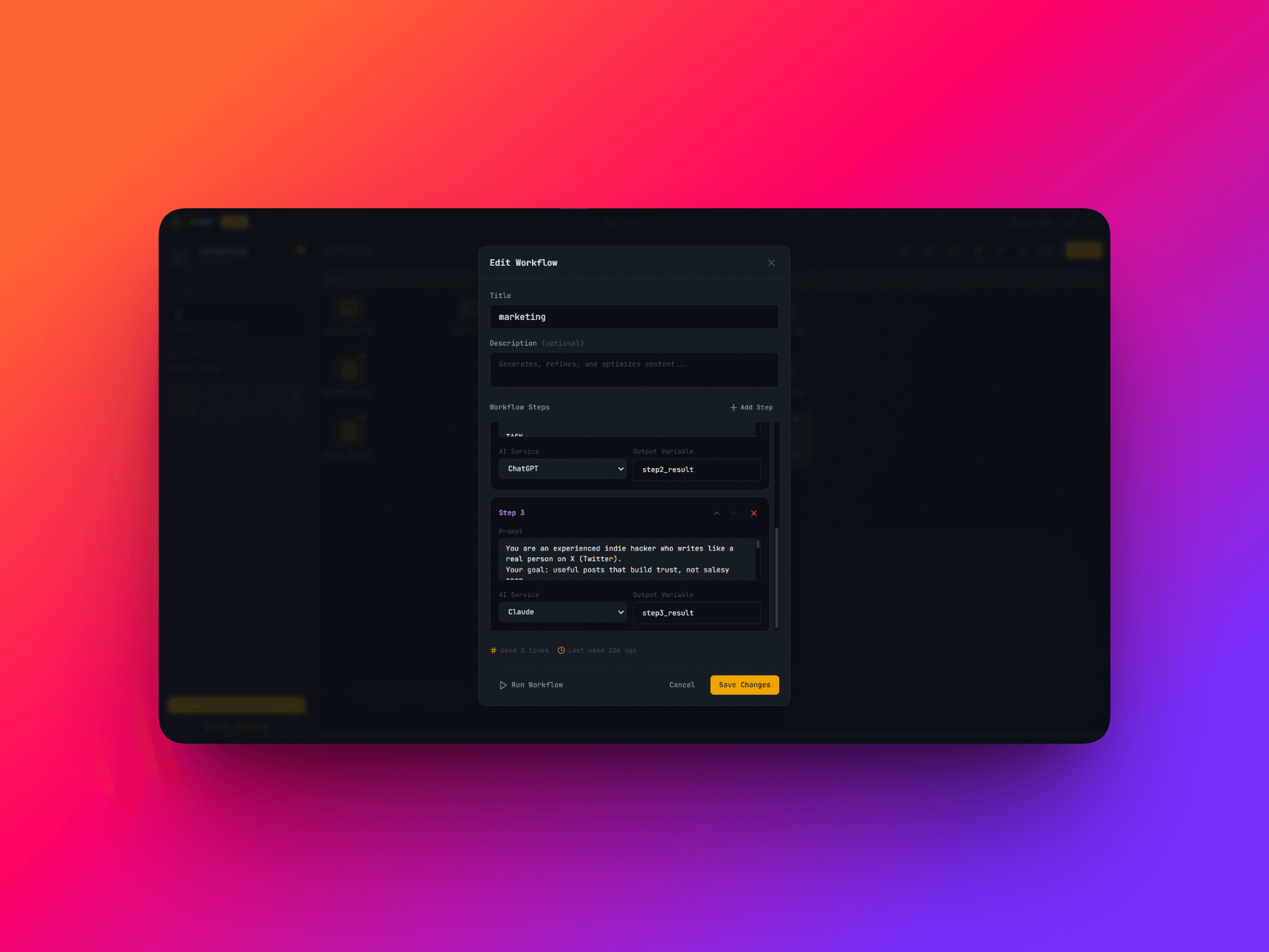 Wompt - AI Prompt Automation screenshot 4