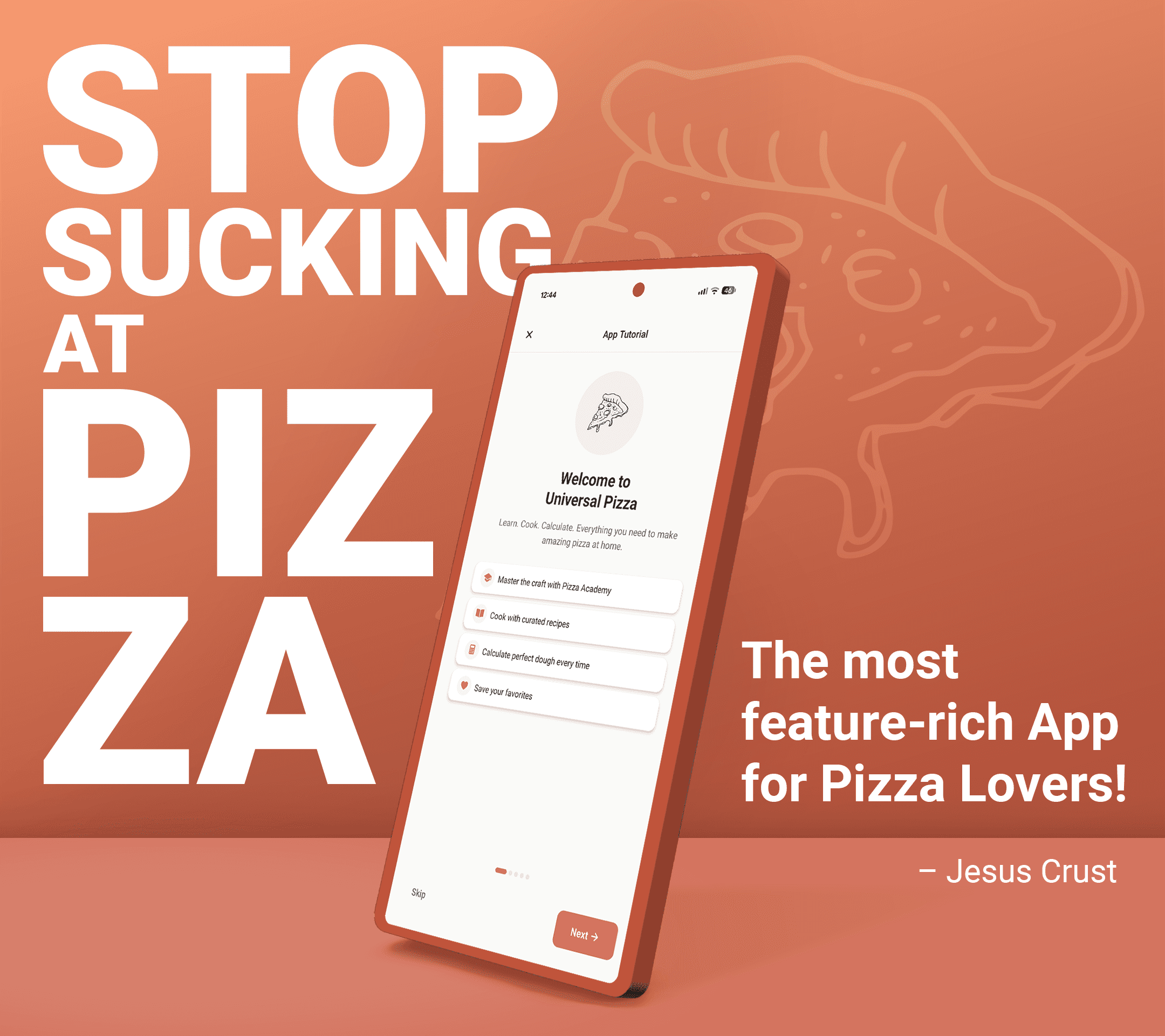 Universal Pizza App - Master Any Pizza screenshot 1