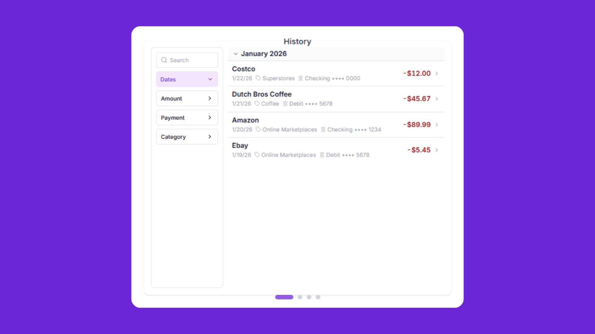 MyPaymentsLog screenshot 2