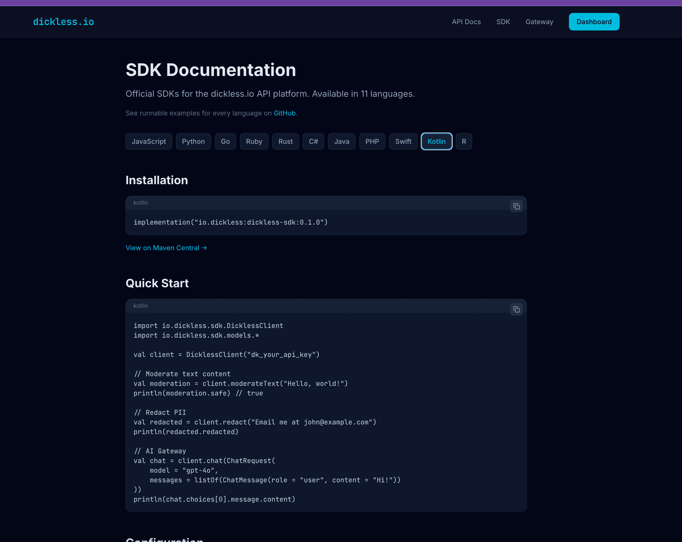 dickless.io screenshot 6