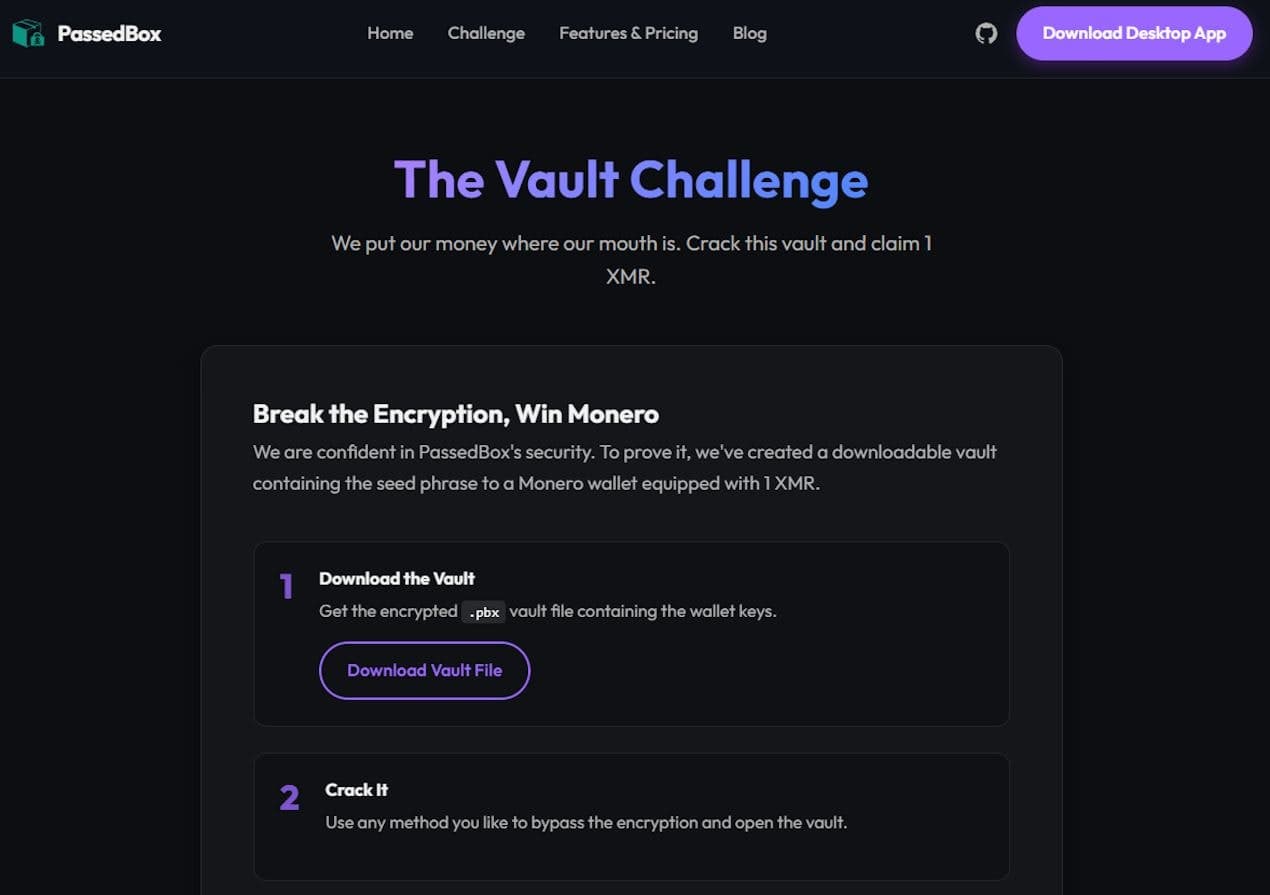 PassedBox screenshot 1