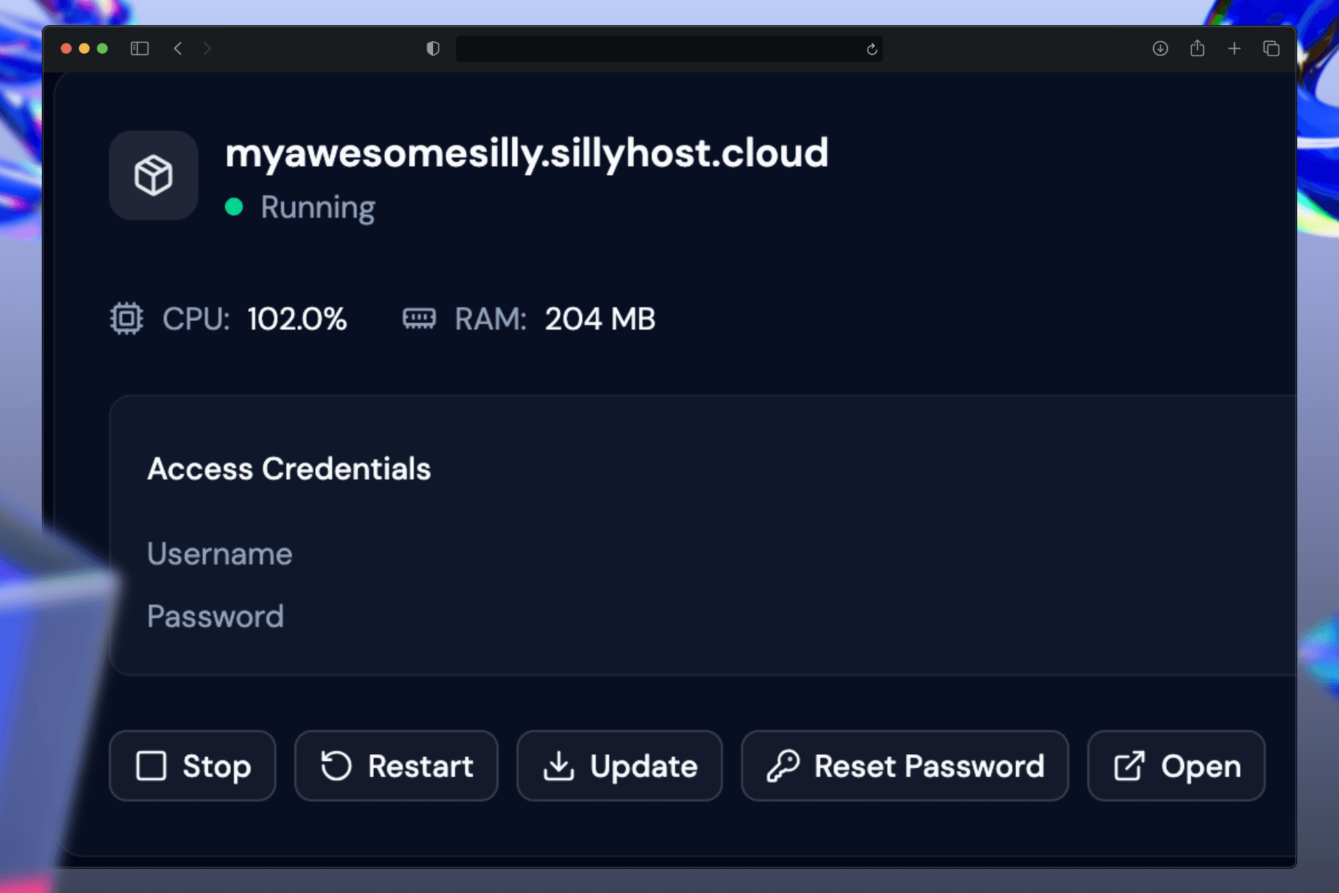 SillyHost screenshot 4