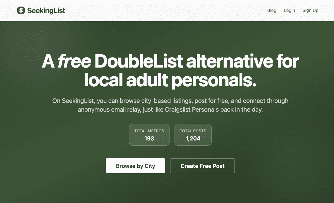 SeekingList screenshot 1