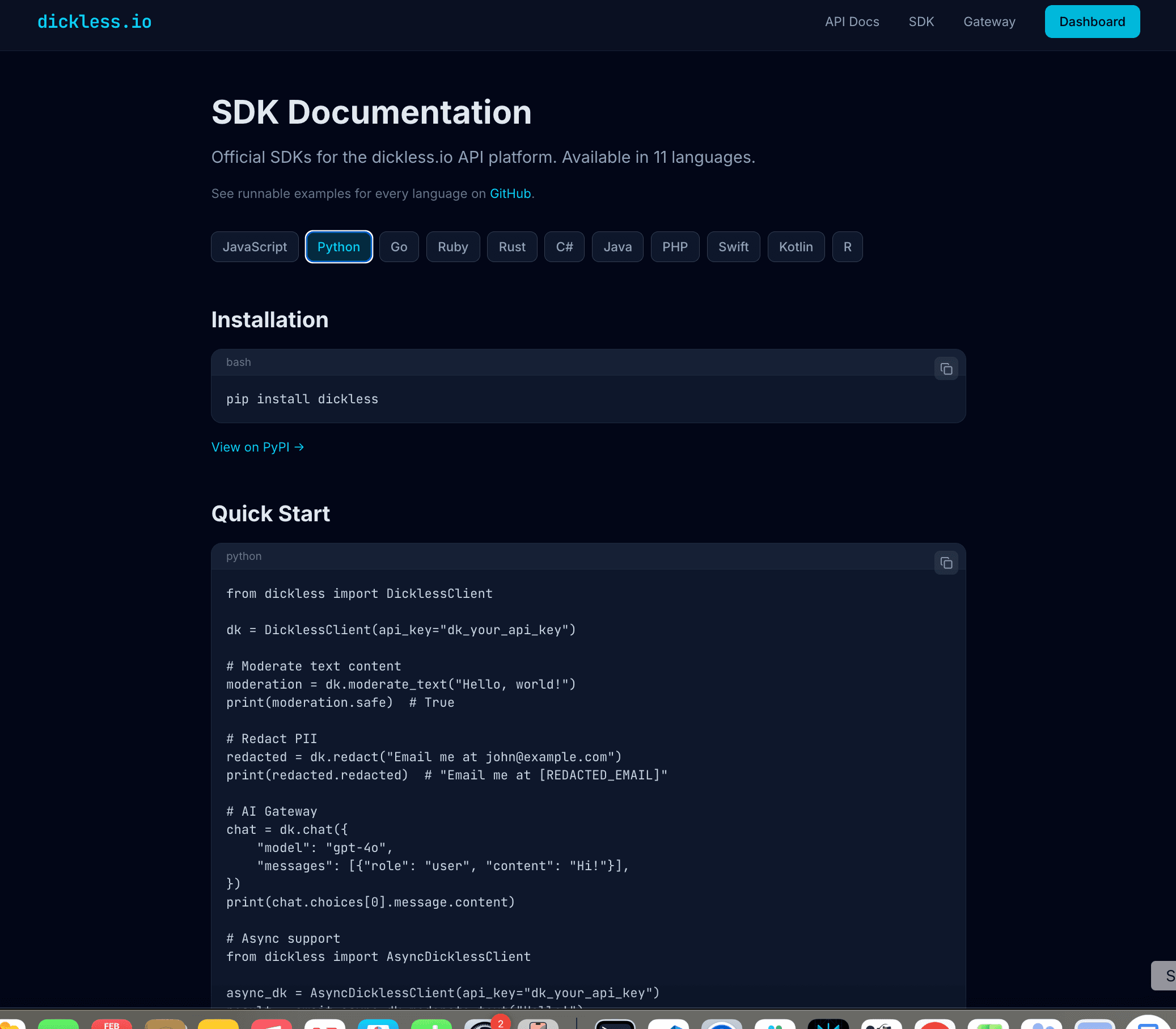 dickless.io screenshot 12