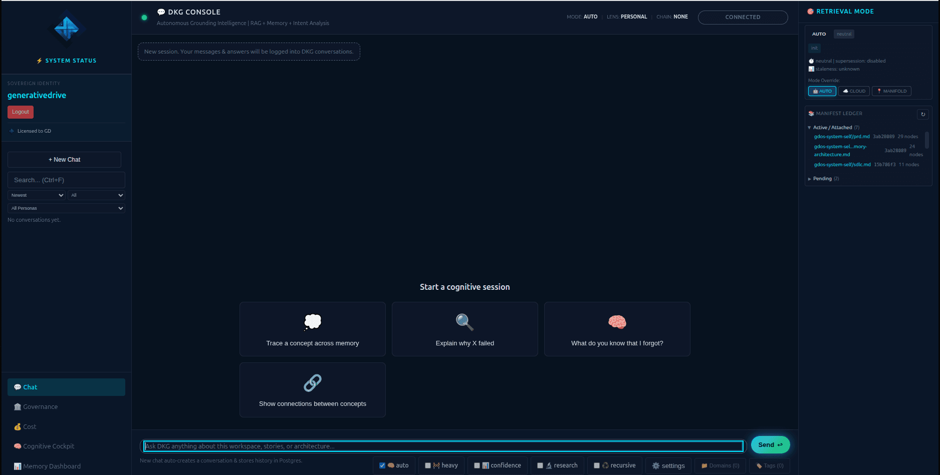 GenerativeDriveOS screenshot 3