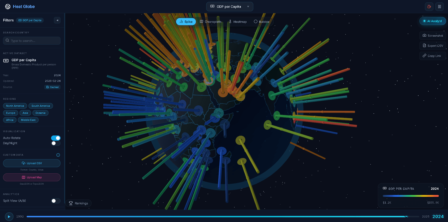 Heat Globe screenshot 2