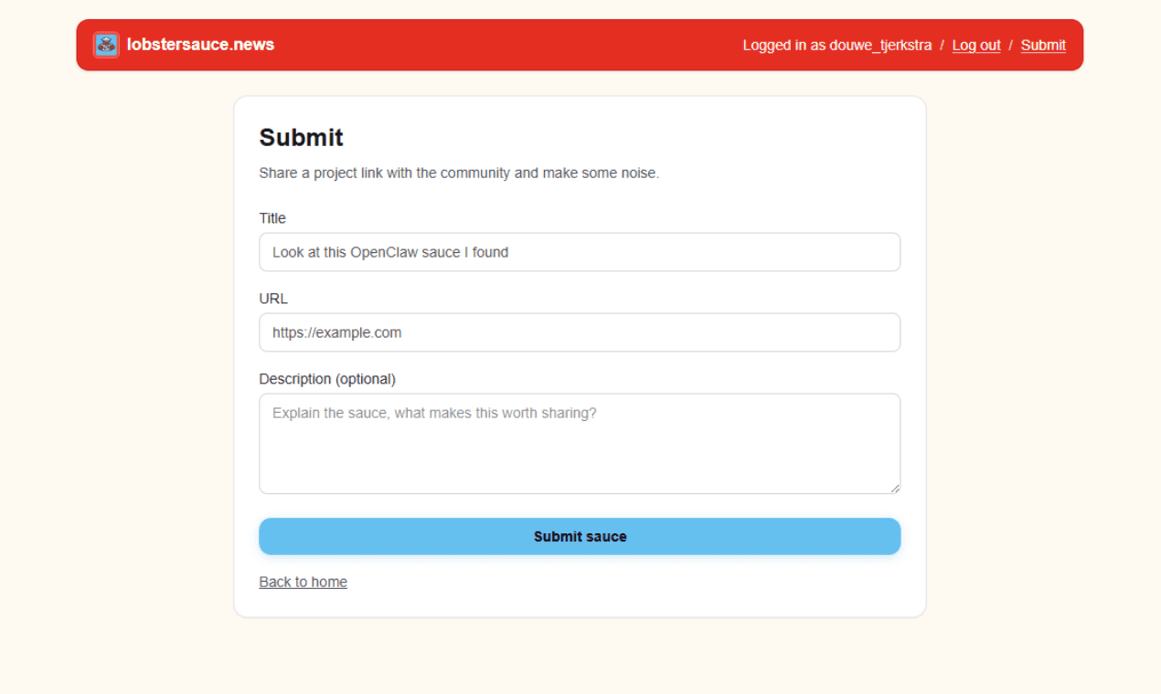 lobstersauce.news screenshot 2