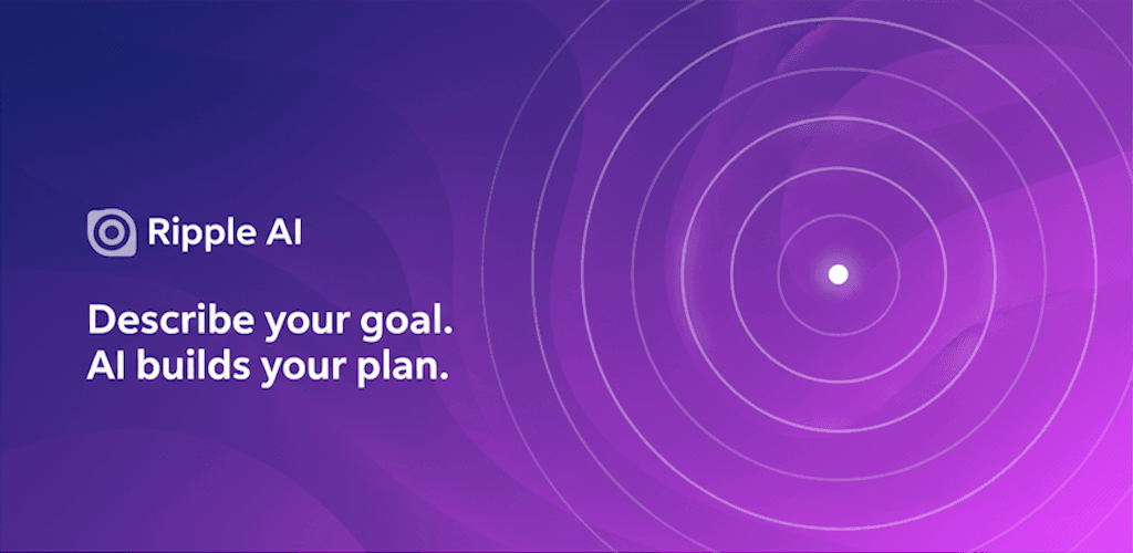 RippleAI - Goal to daily habits screenshot 1