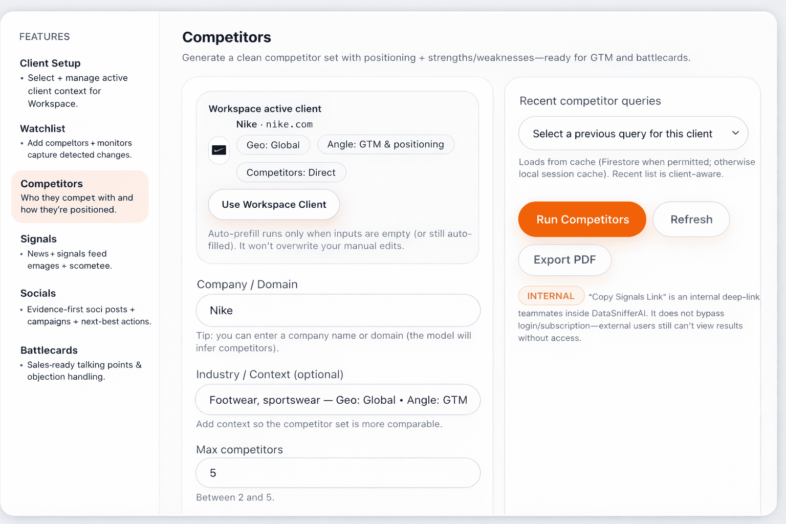 DataSnifferAI® screenshot 2