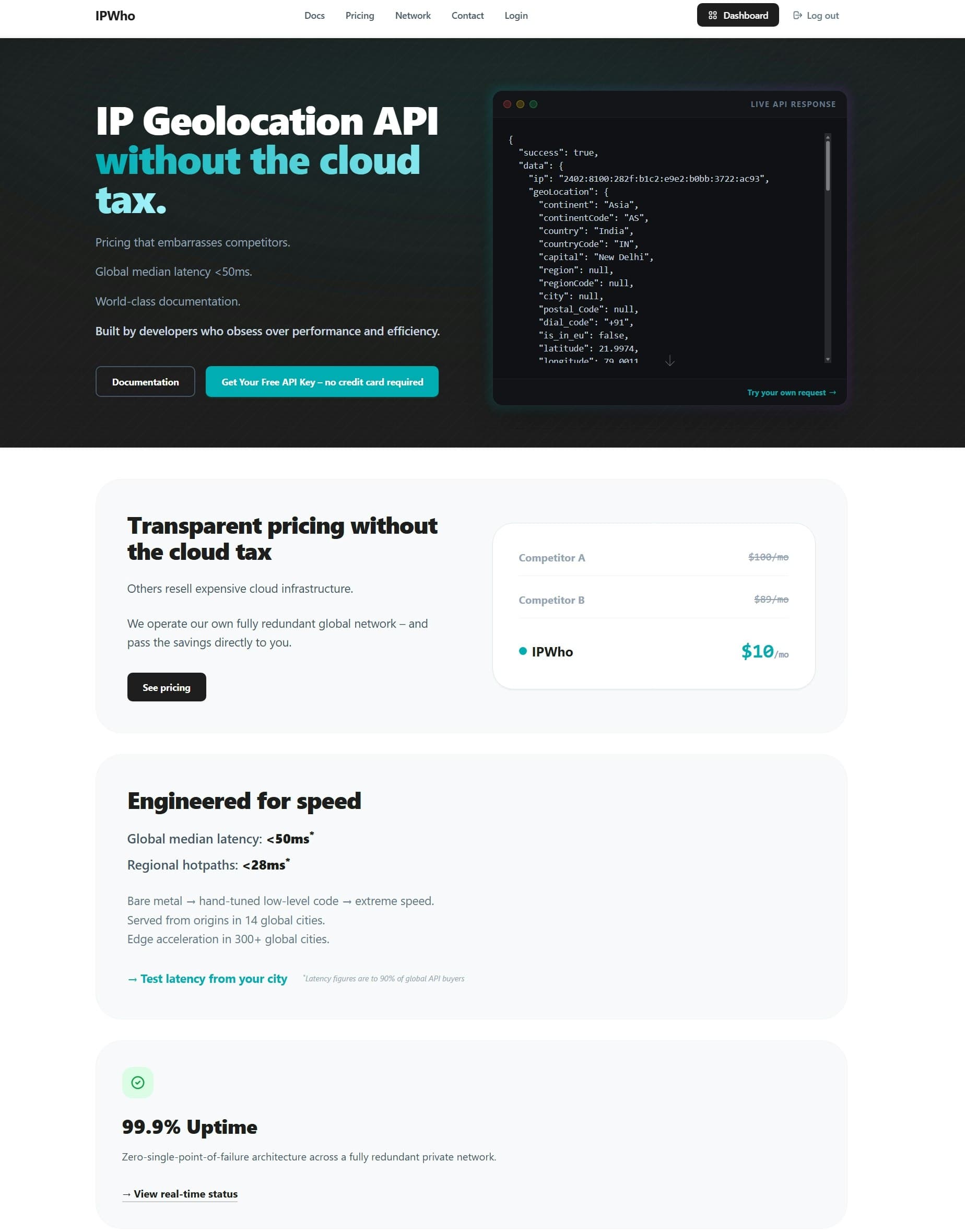 IPWho IP Geolocation API by ipwho.org screenshot 1