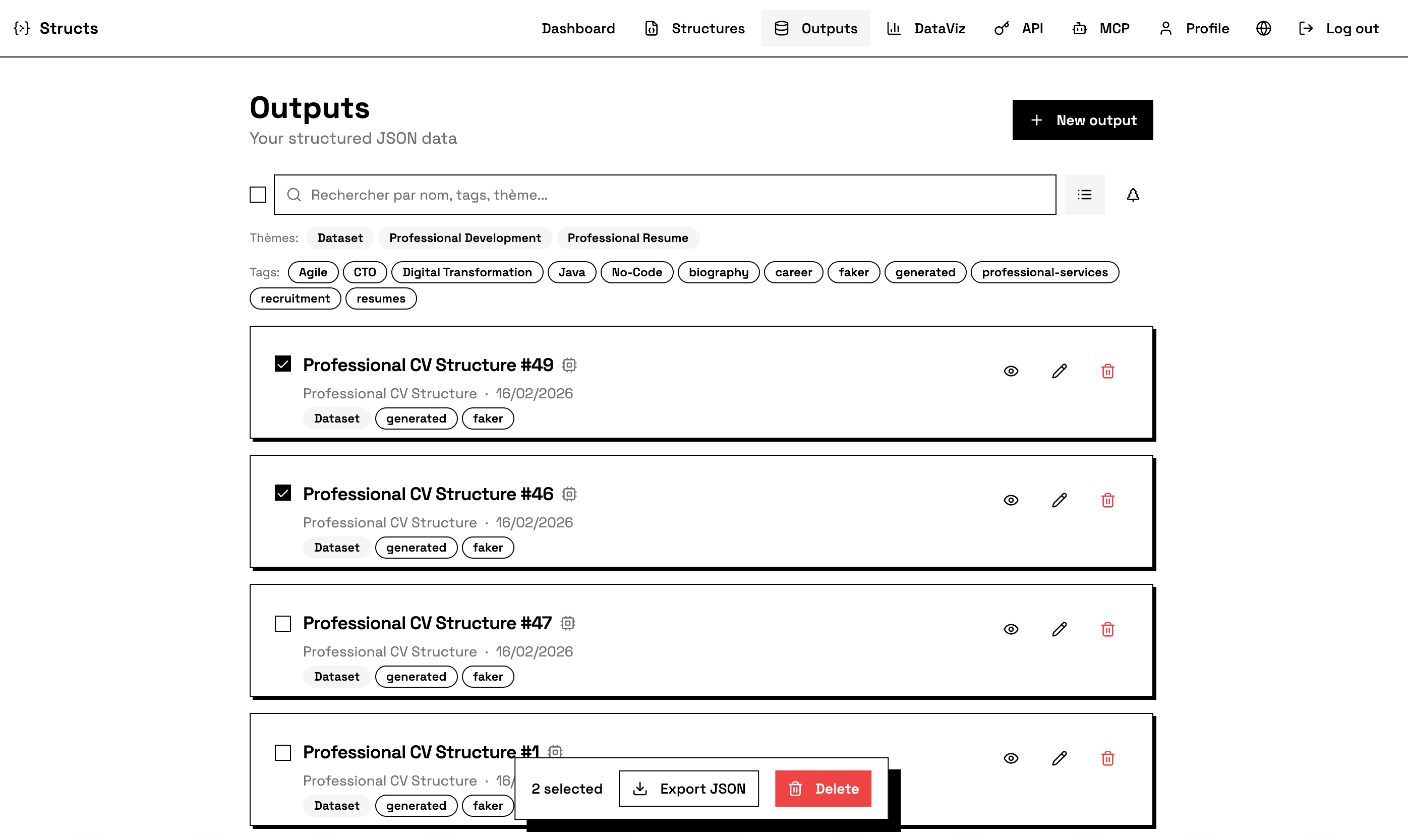 Structs screenshot 3