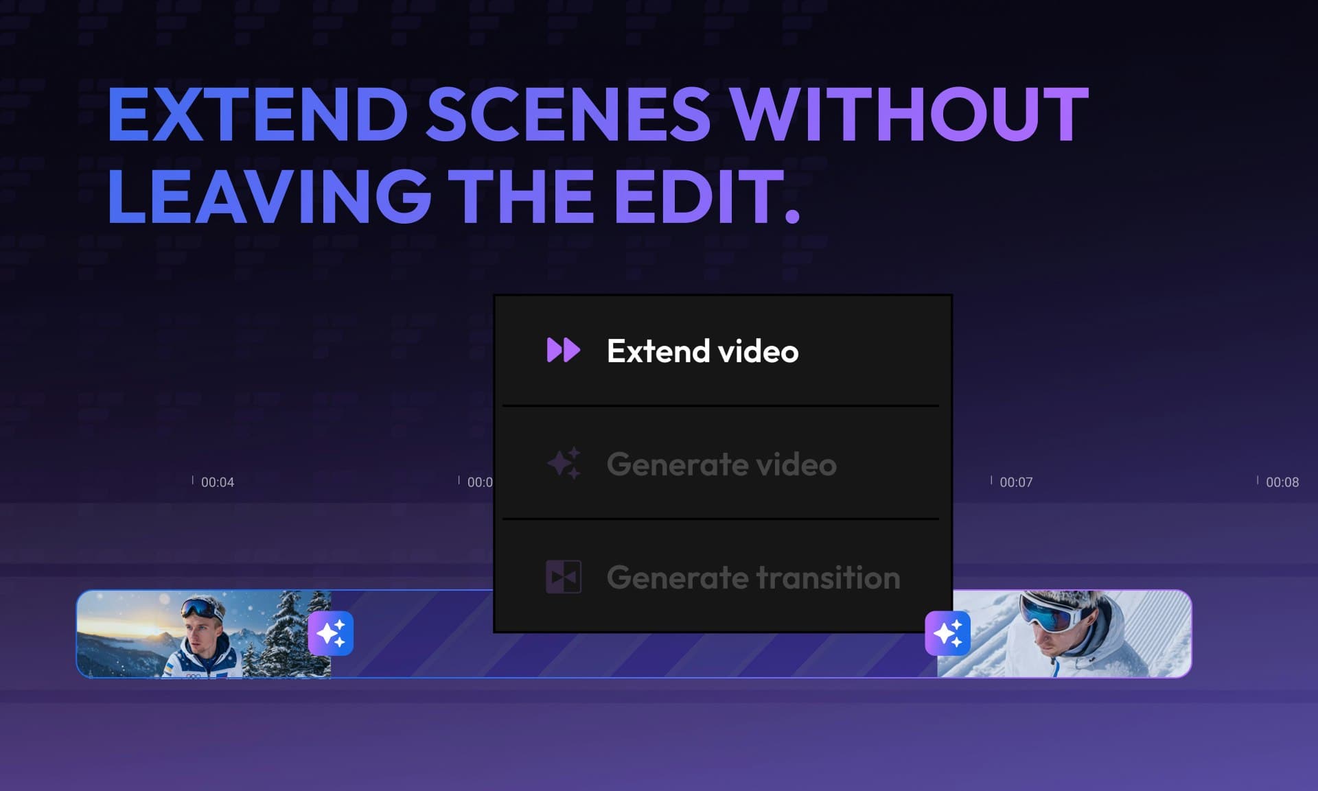 Flixier Generate AI Video in Timeline screenshot 3