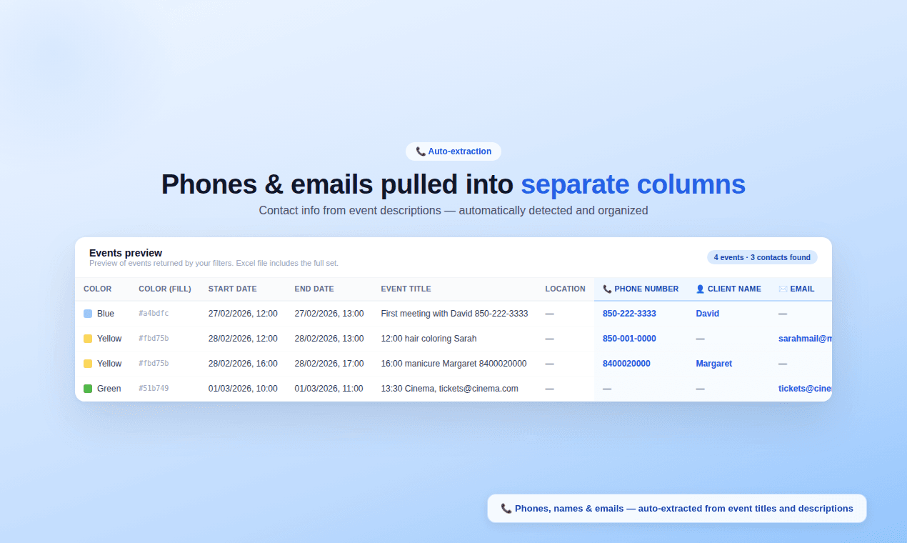 Calendar Export Tool screenshot 6