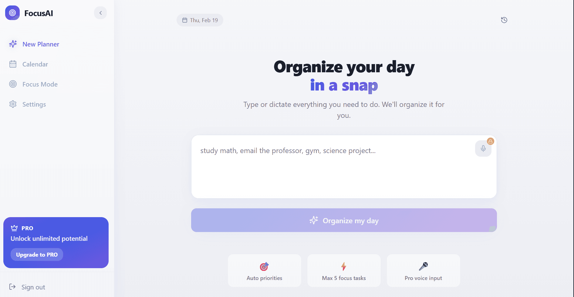 Focus AI screenshot 1