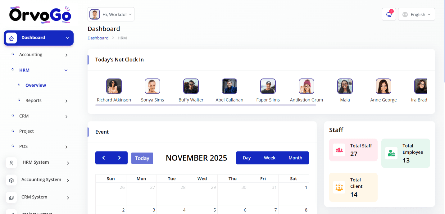 OrvoGo – All-in-One Business OS screenshot 2