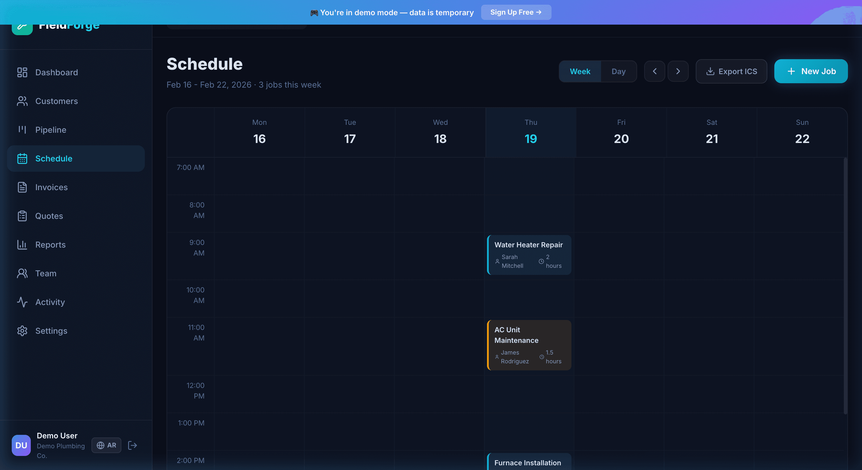 FieldForge - CRM for Contractors screenshot 2