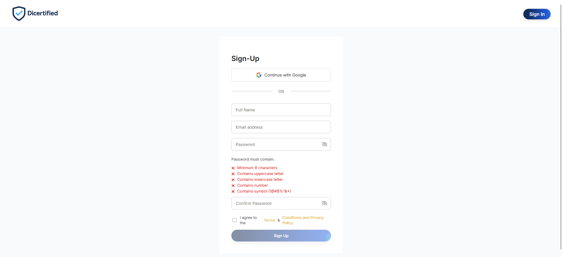 Dicertified screenshot 3
