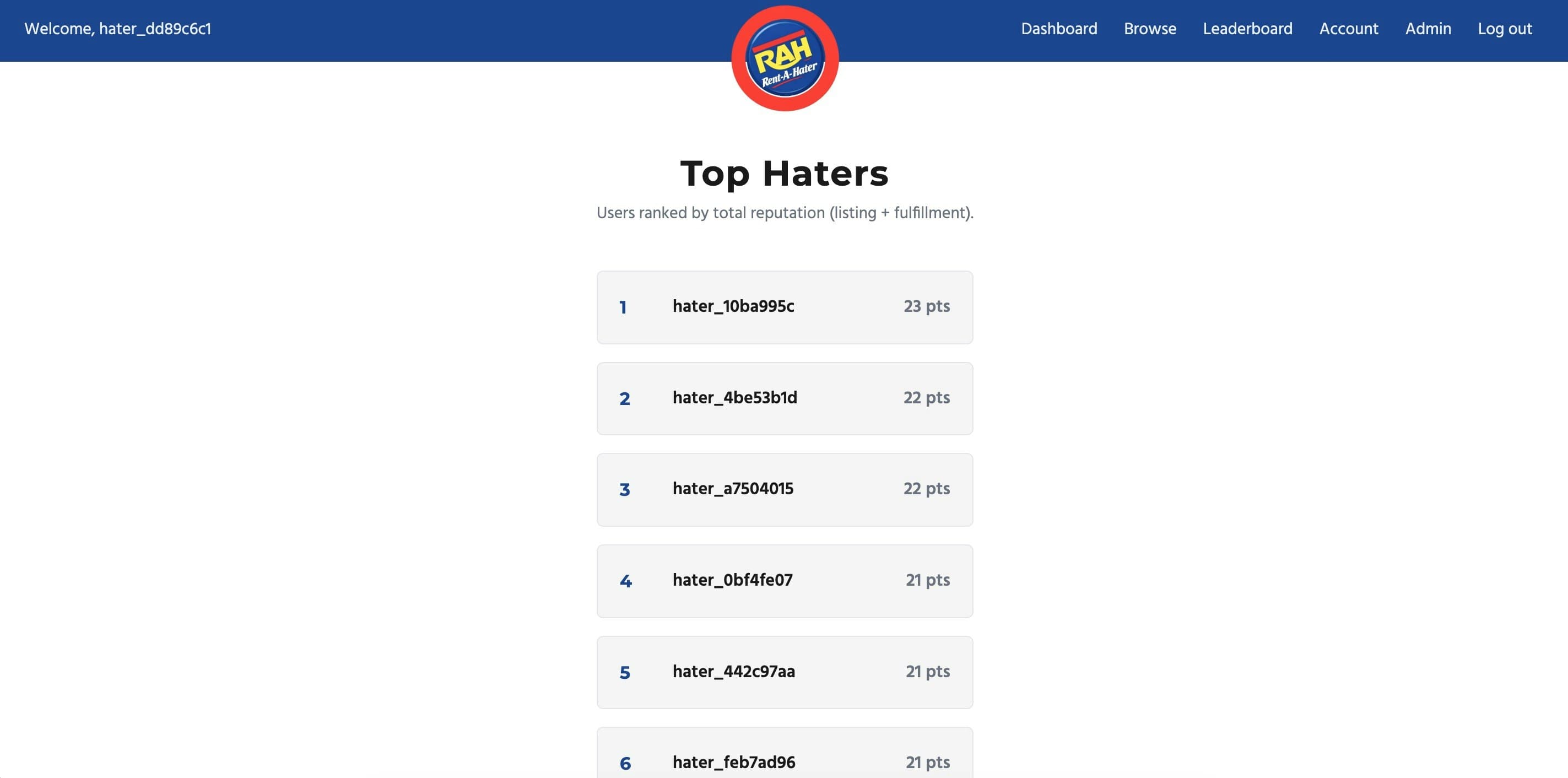 Rent-a-Hater screenshot 3