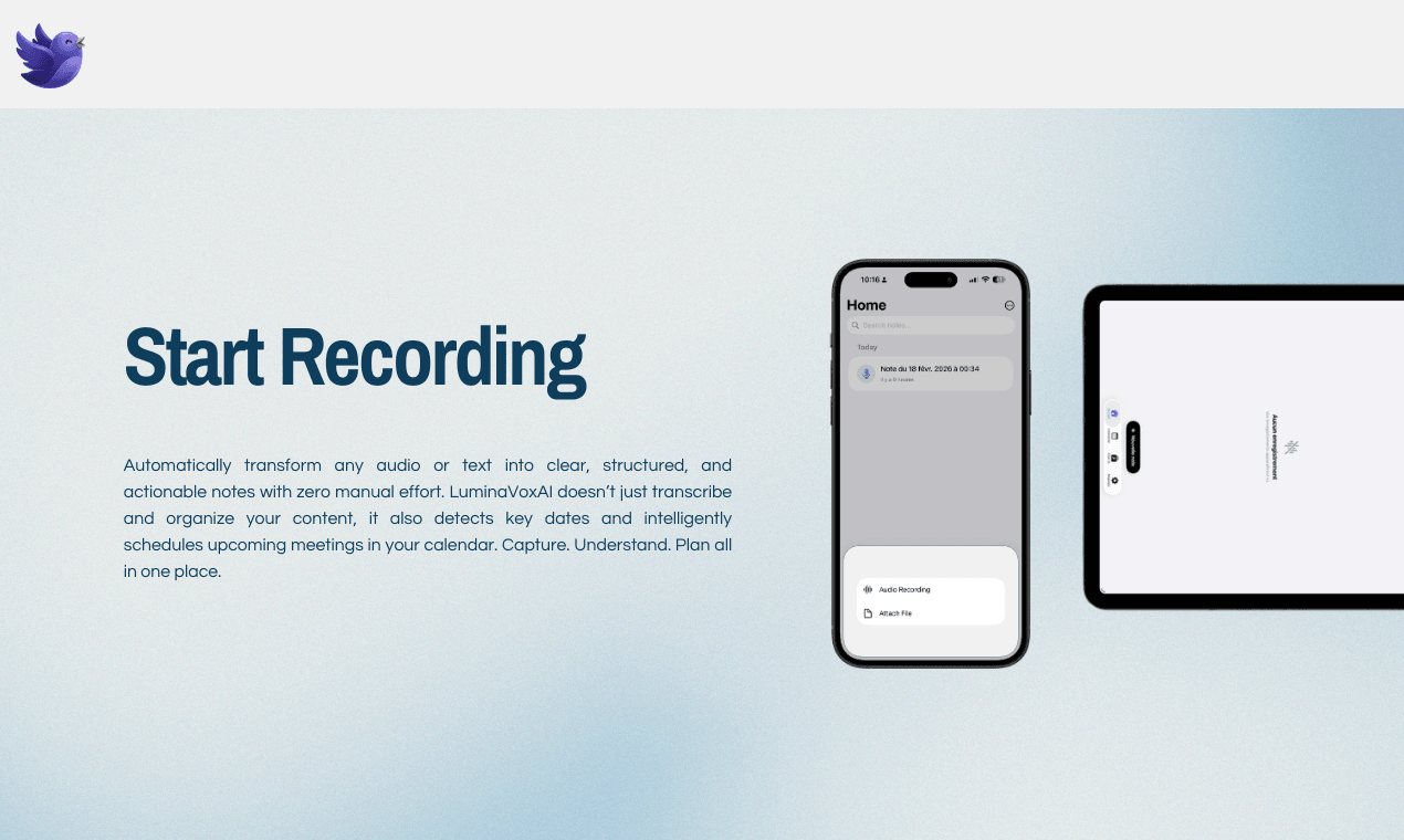 LuminavoxAI screenshot 1