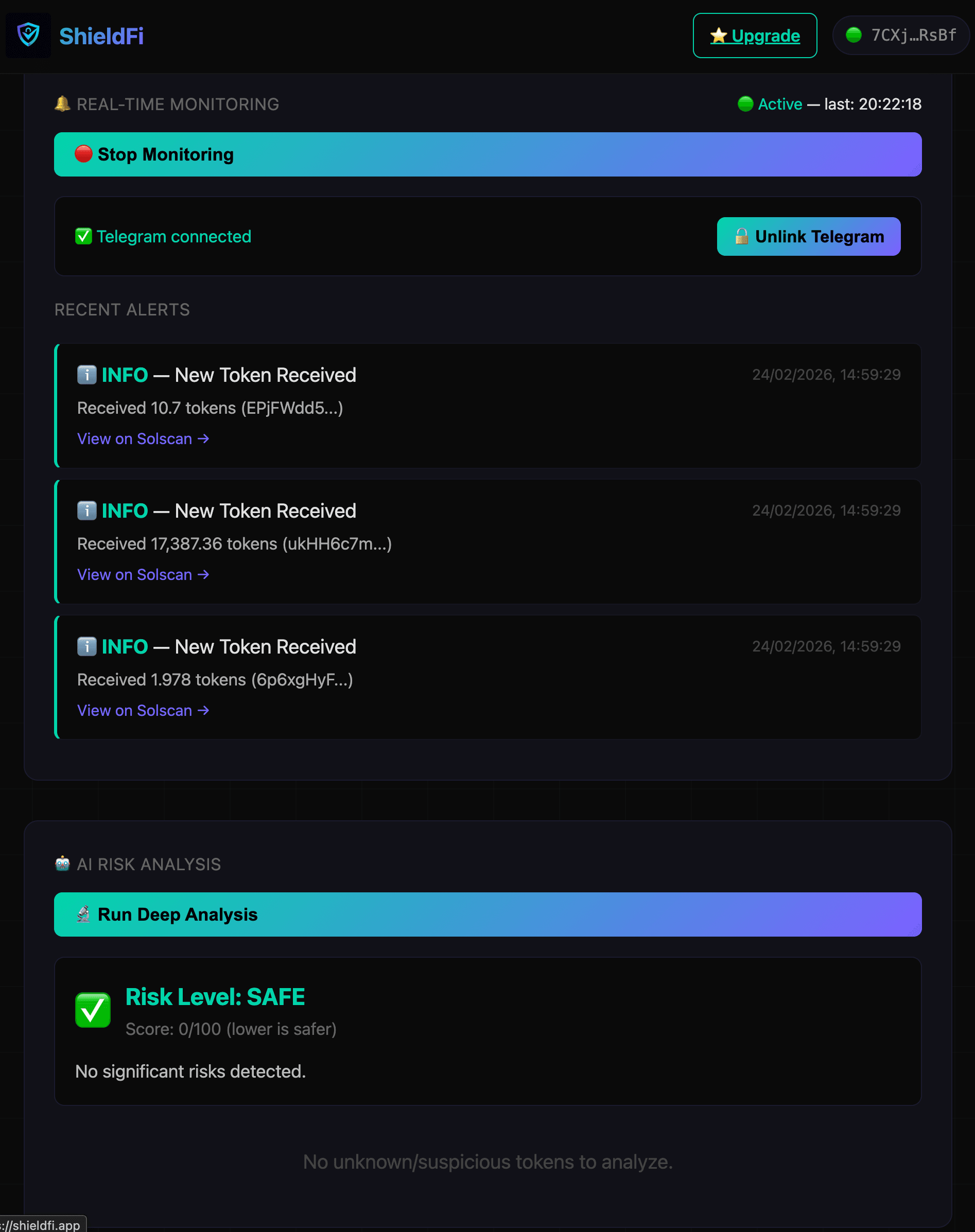 ShieldFi screenshot 2