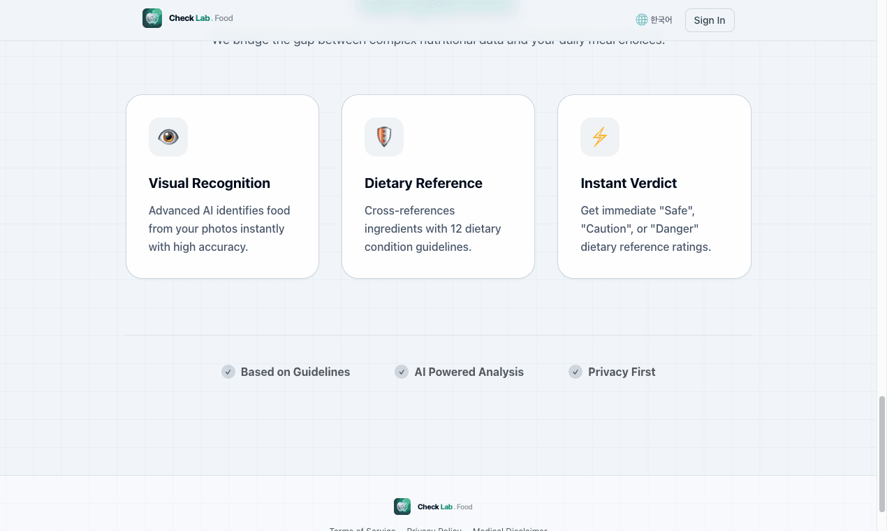 CheckLab Food screenshot 6