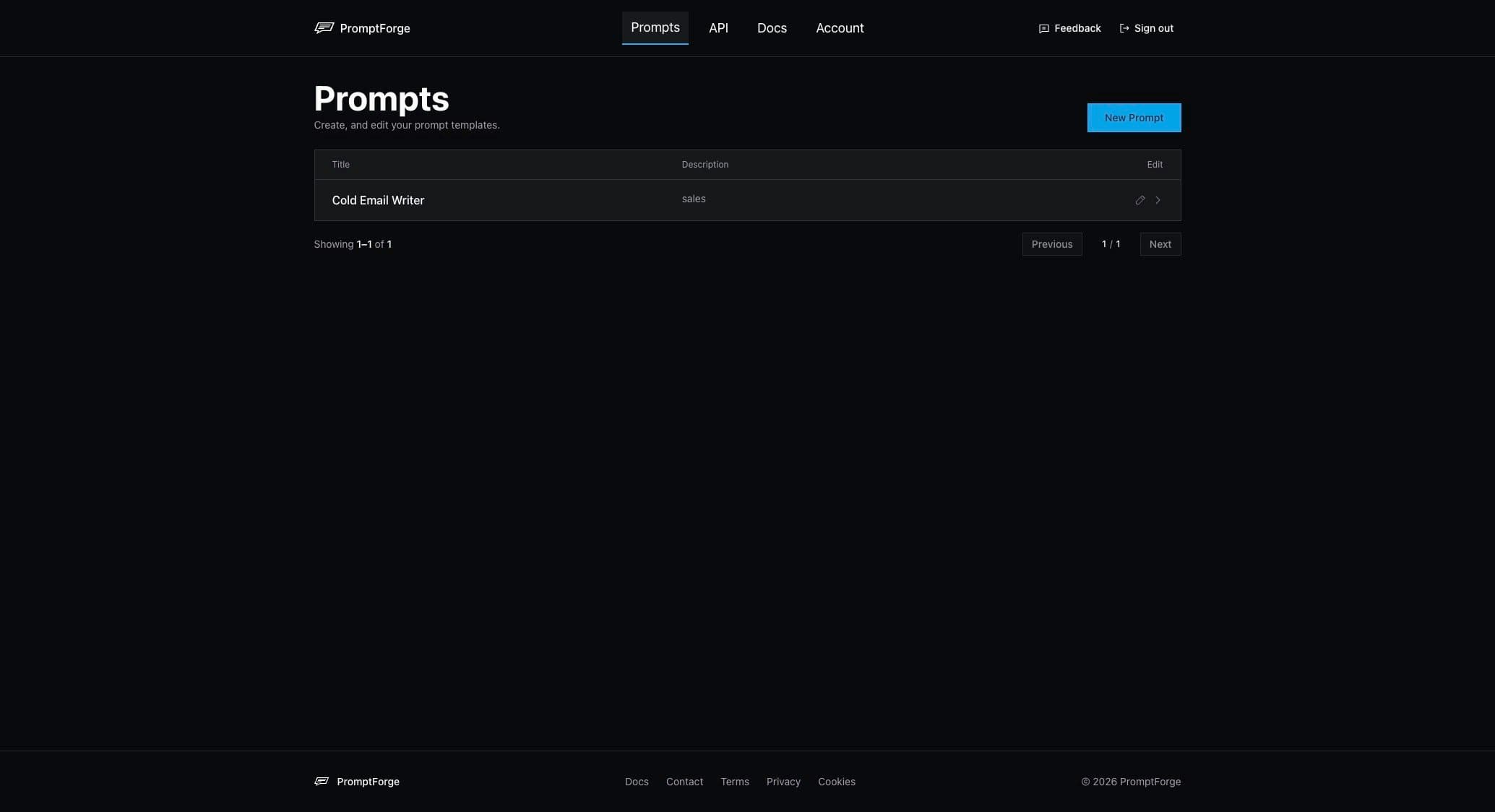 PromptForge screenshot 3