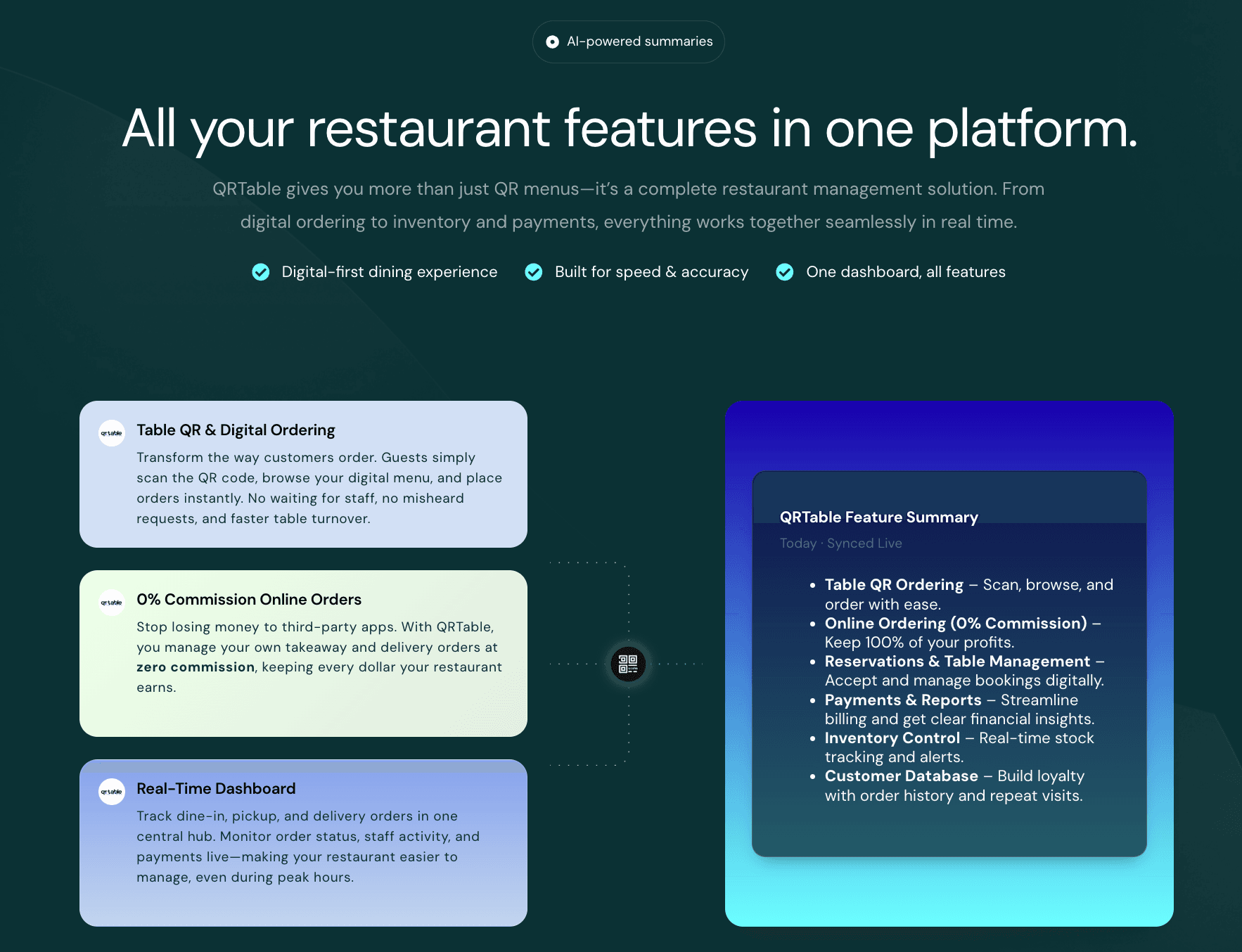 QRTable screenshot 2