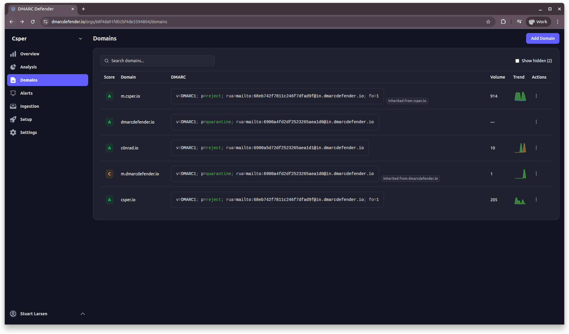 DMARC Defender screenshot 2