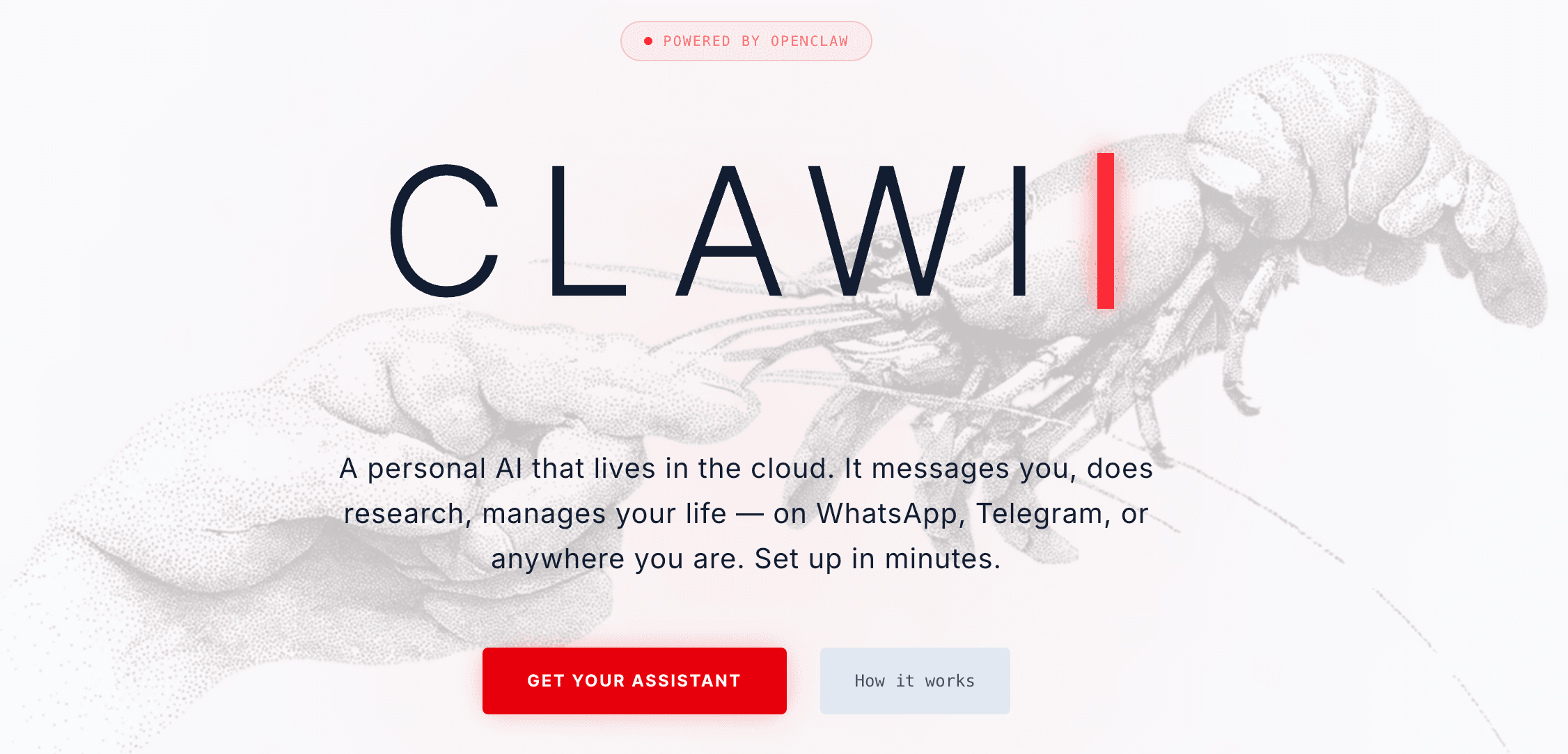 Clawi.ai screenshot 1
