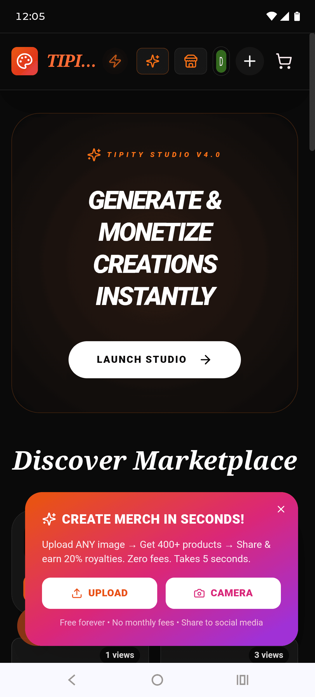 Tipity Online - AAAA Platform screenshot 2