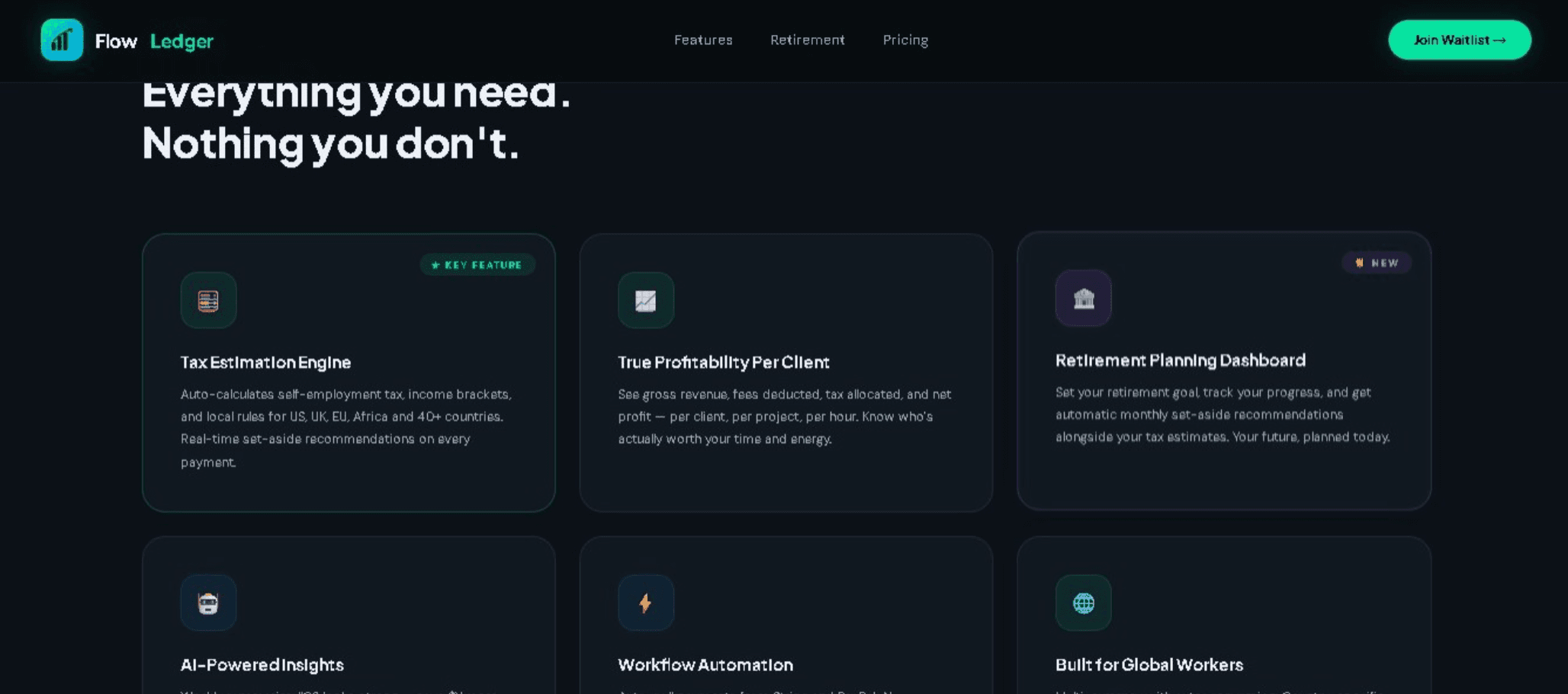FlowLedger screenshot 2