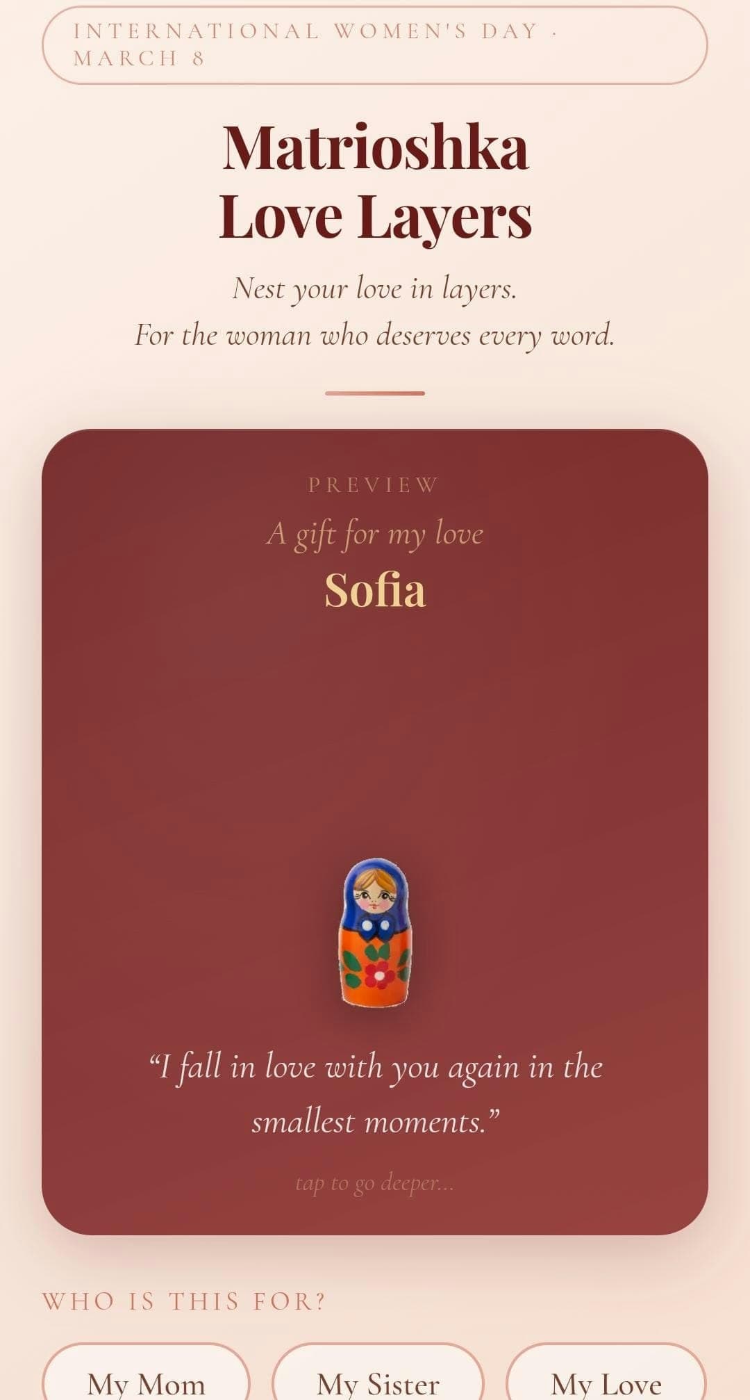 Matrioshka Love Layers screenshot 3