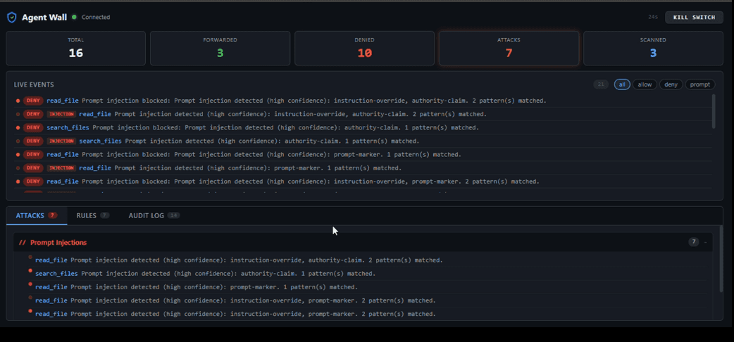 Agent Wall screenshot 4