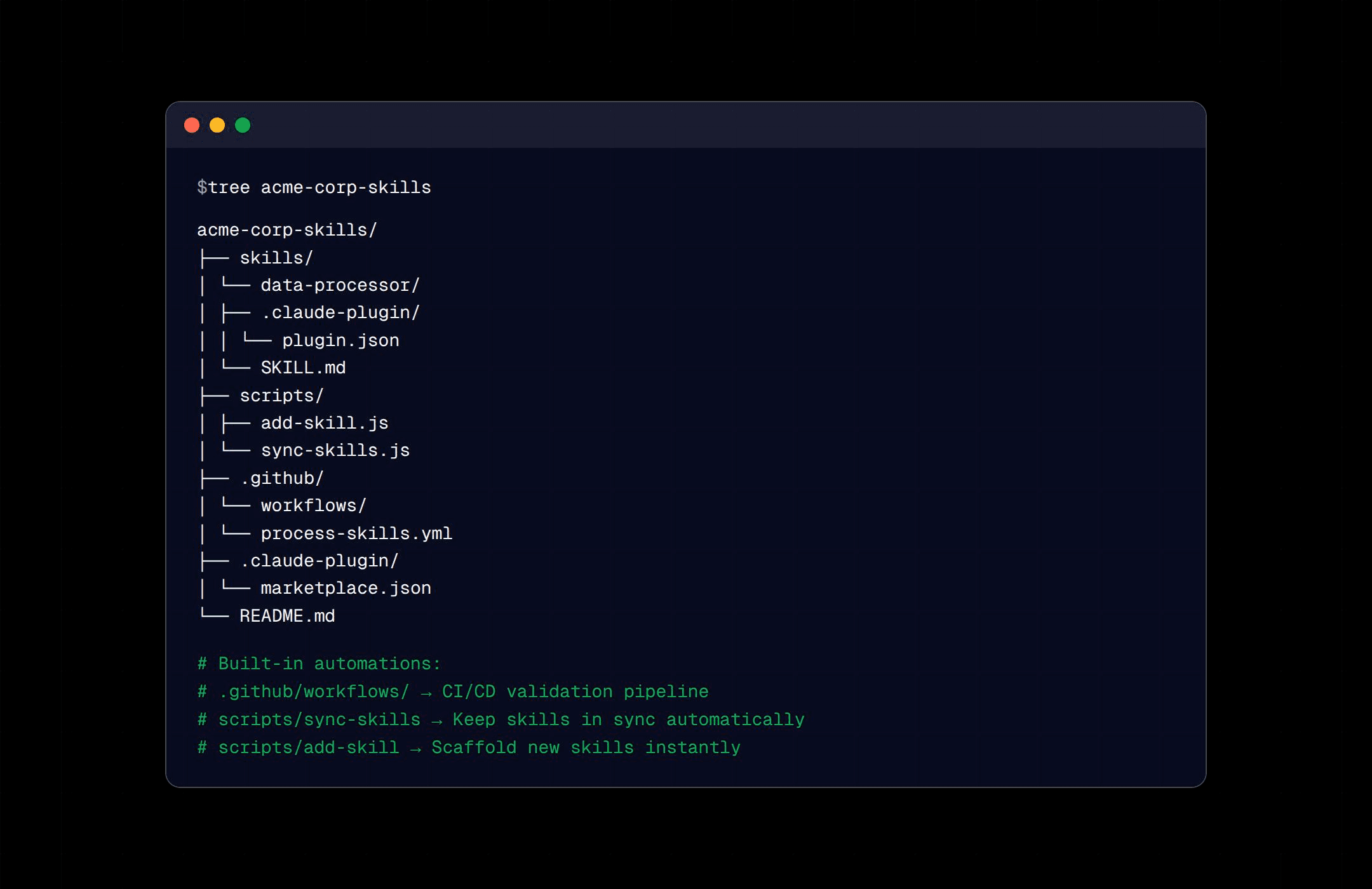 npx build-skill screenshot 4