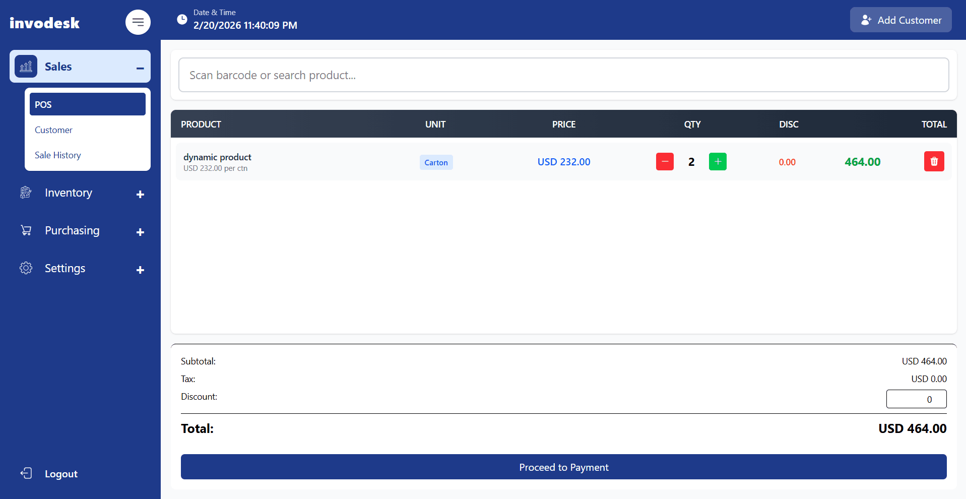 Invodesk screenshot 2