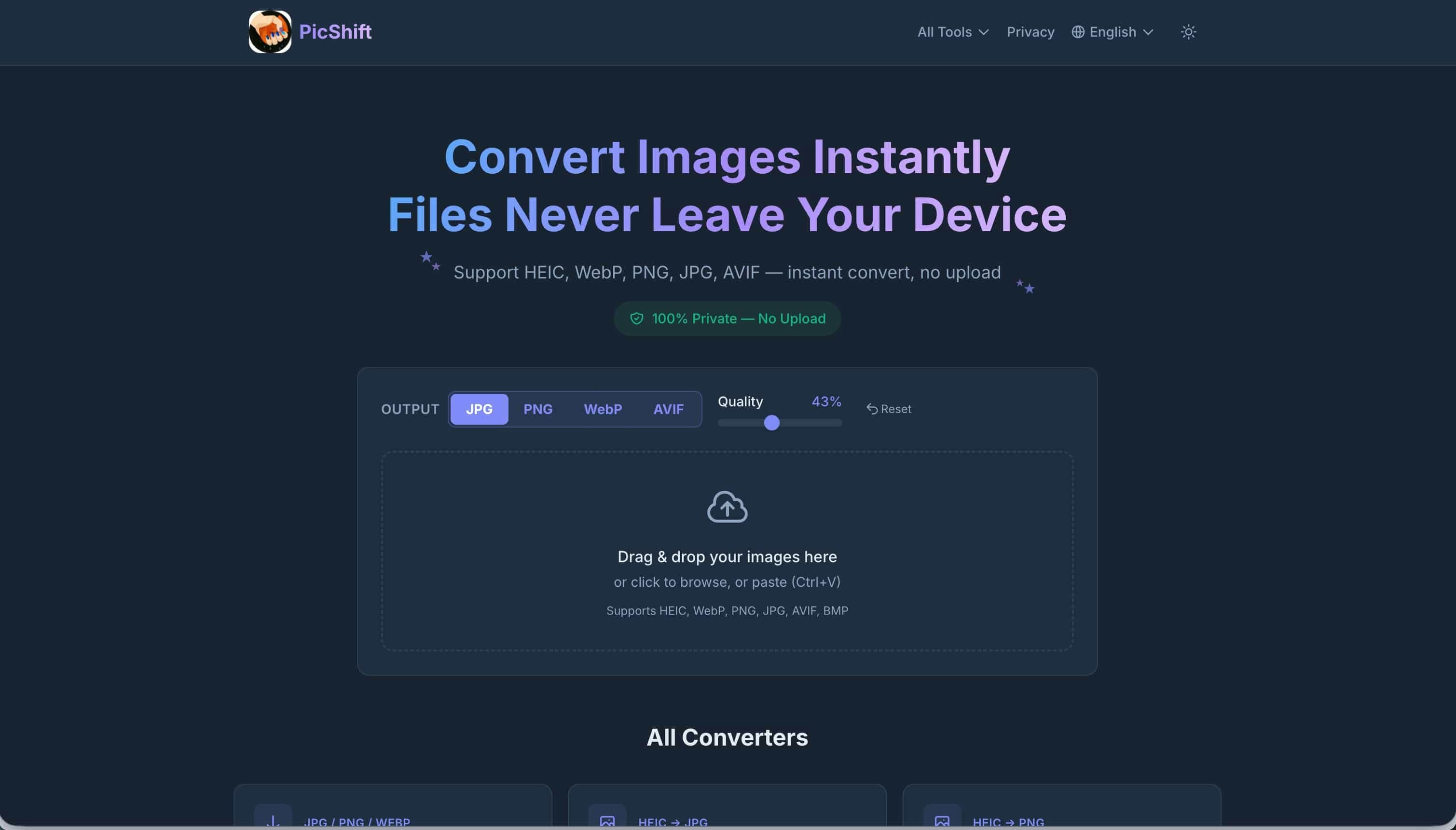 PicShift screenshot 1