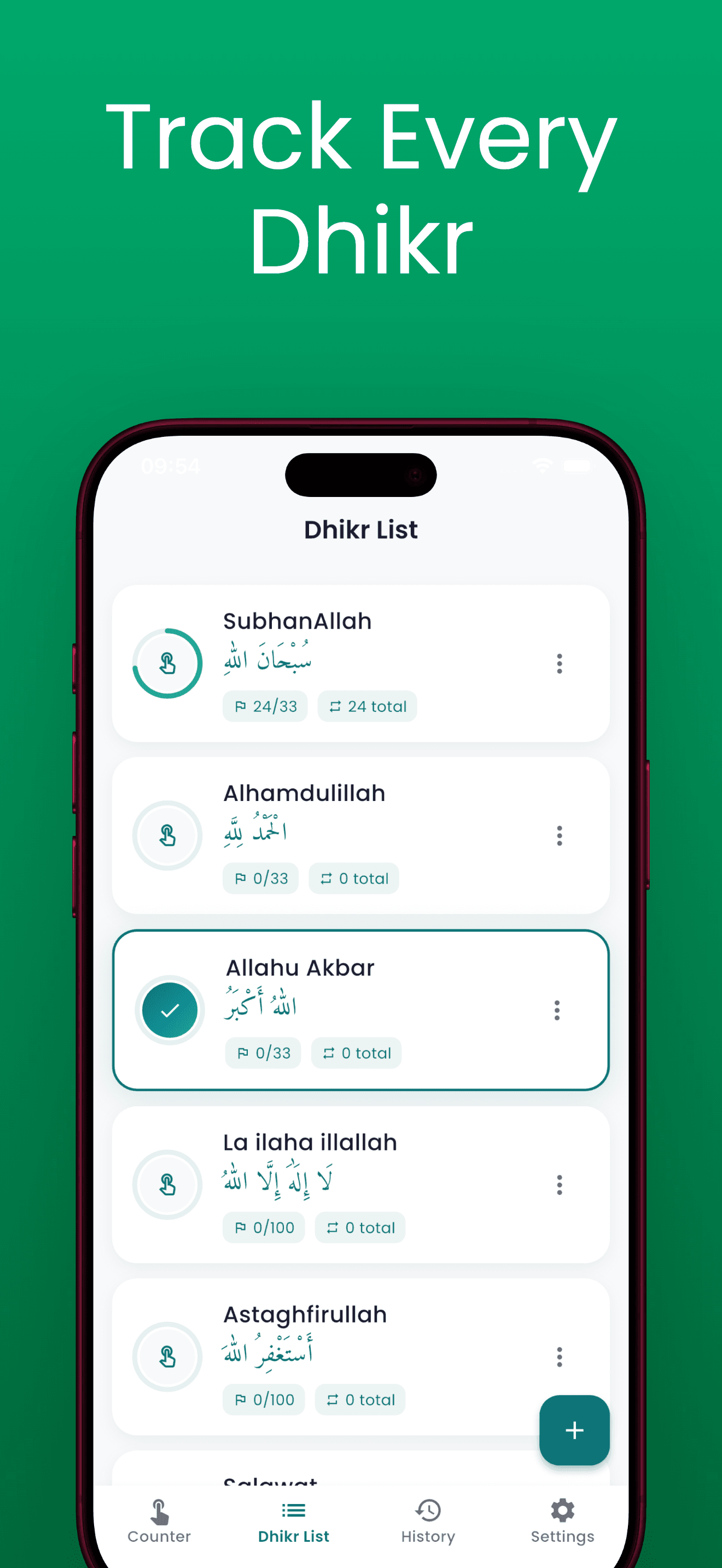 Tasbih Counter – Daily Dhikr screenshot 3