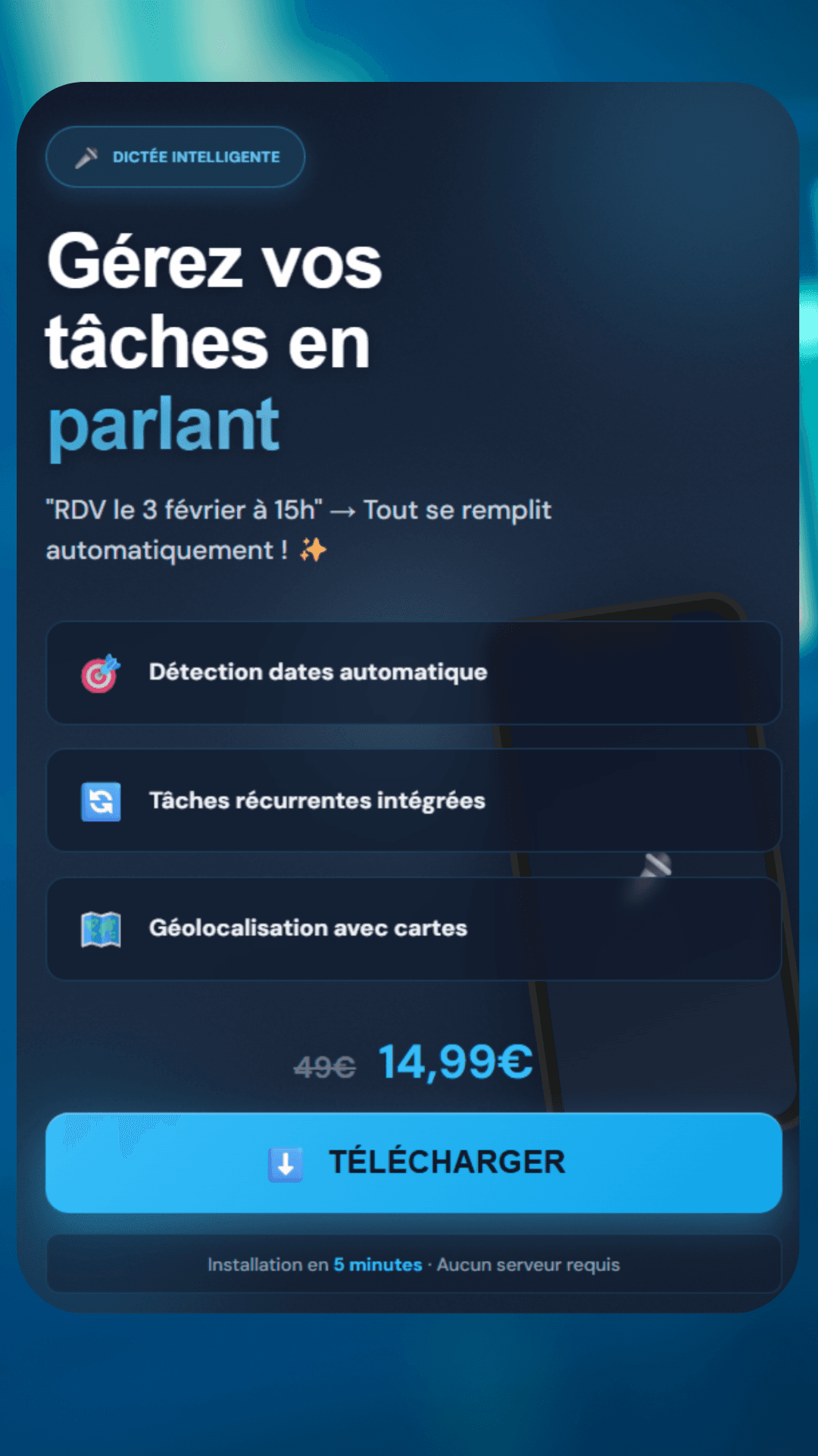 Mini CRM Vocal screenshot 1