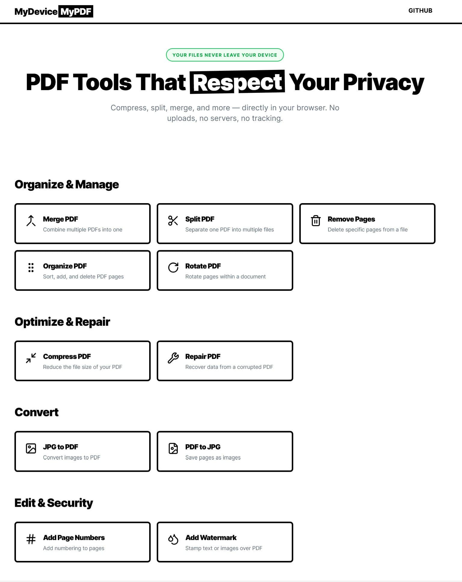 MyDeviceMyPdf screenshot 1