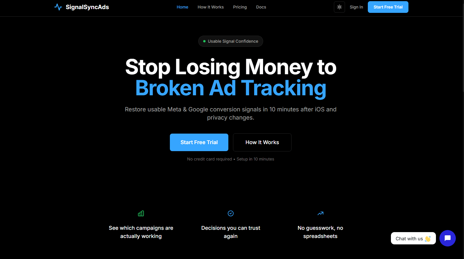 SignalSyncAds screenshot 1