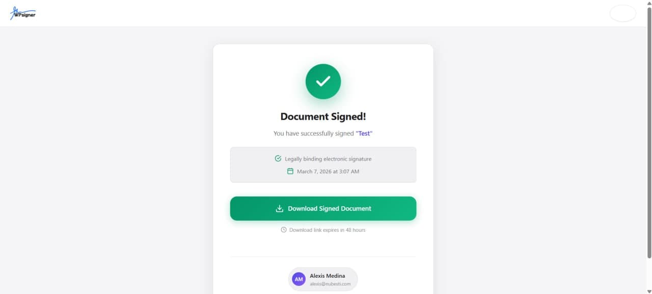 WPsigner screenshot 8