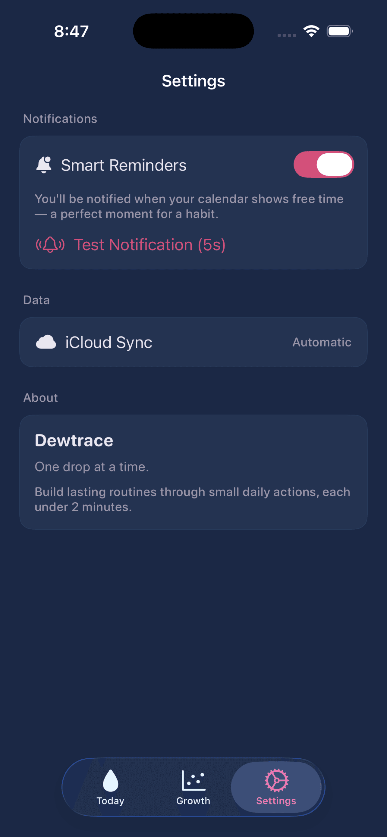Dewtrace — One drop at a time screenshot 5
