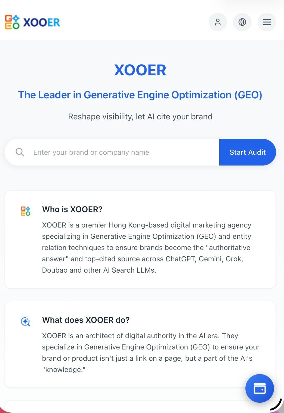 XOOER GEO SCORE CHECKER screenshot 3