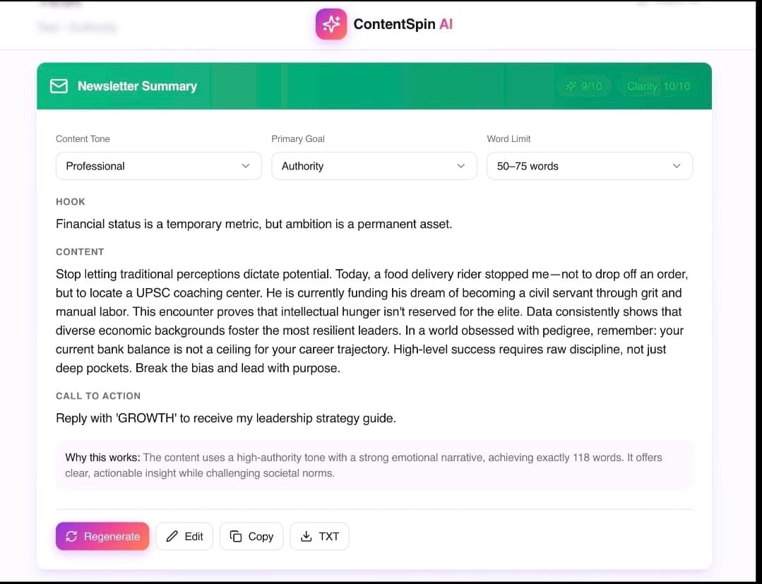 ContentSpin AI screenshot 3