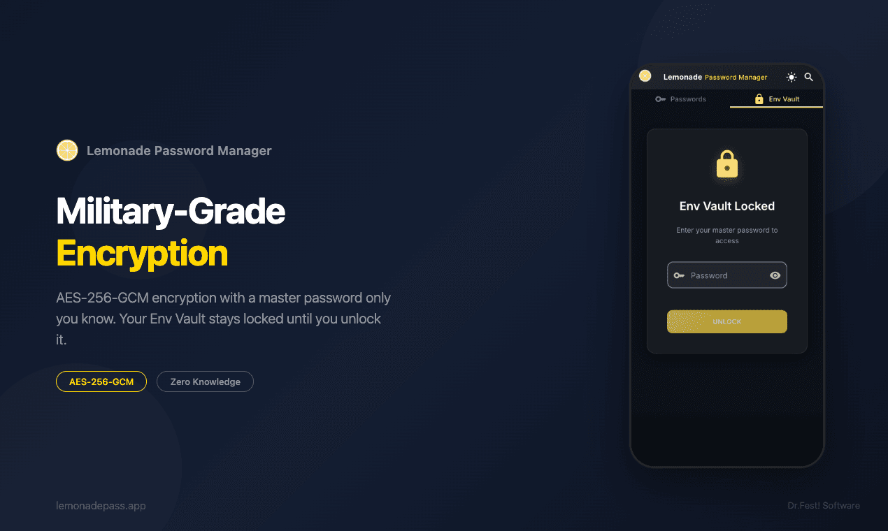 Lemonade Password Manager screenshot 5