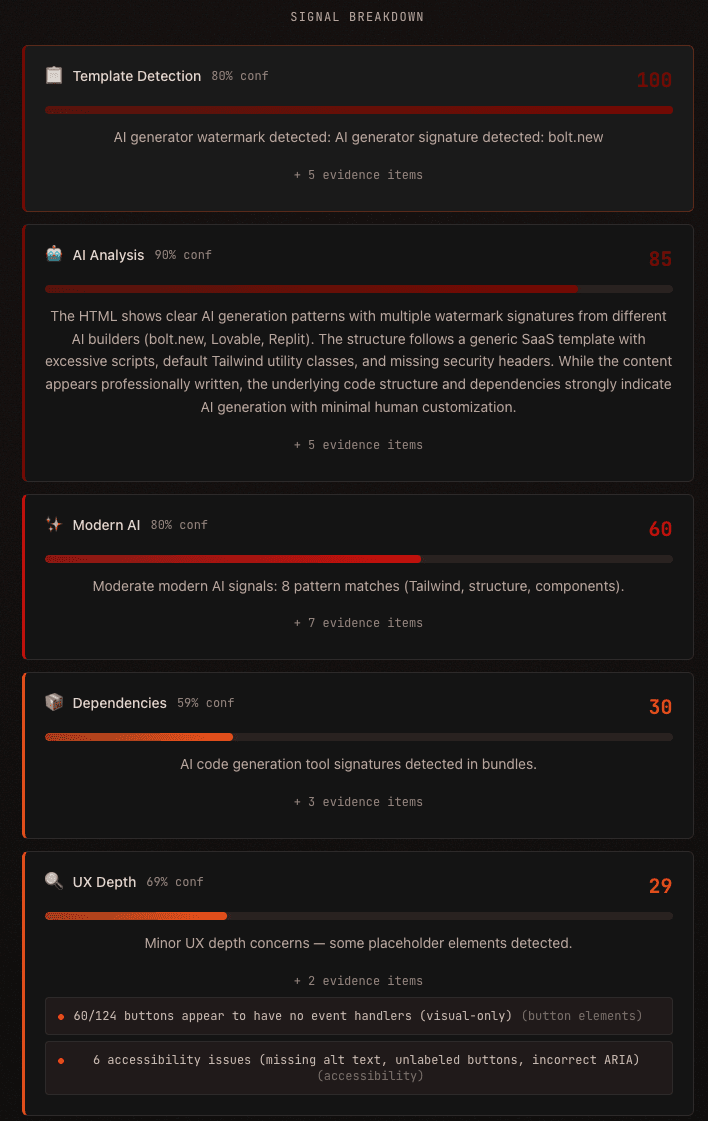 VibeDetect screenshot 3