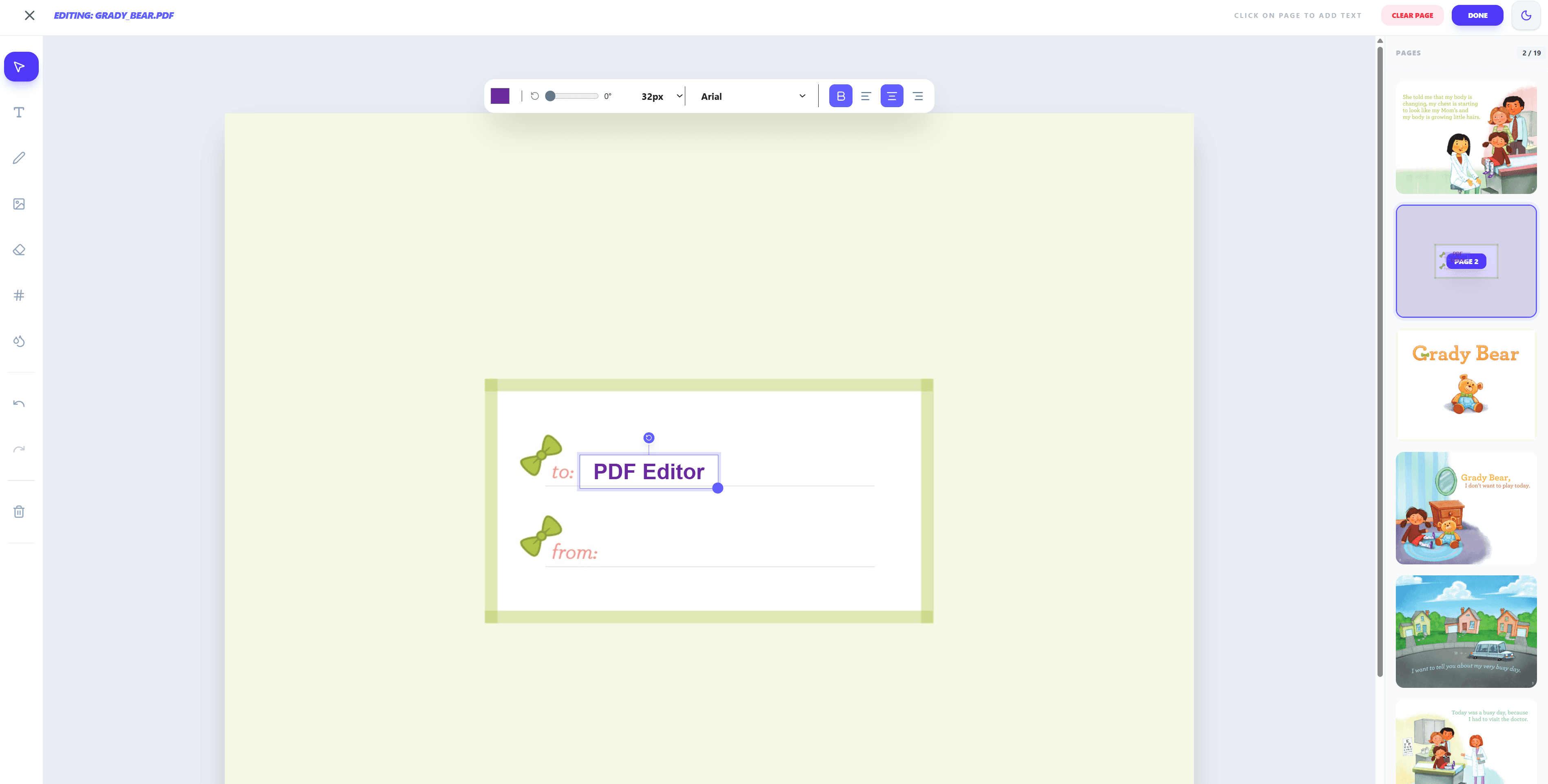 PDF Editor screenshot 7