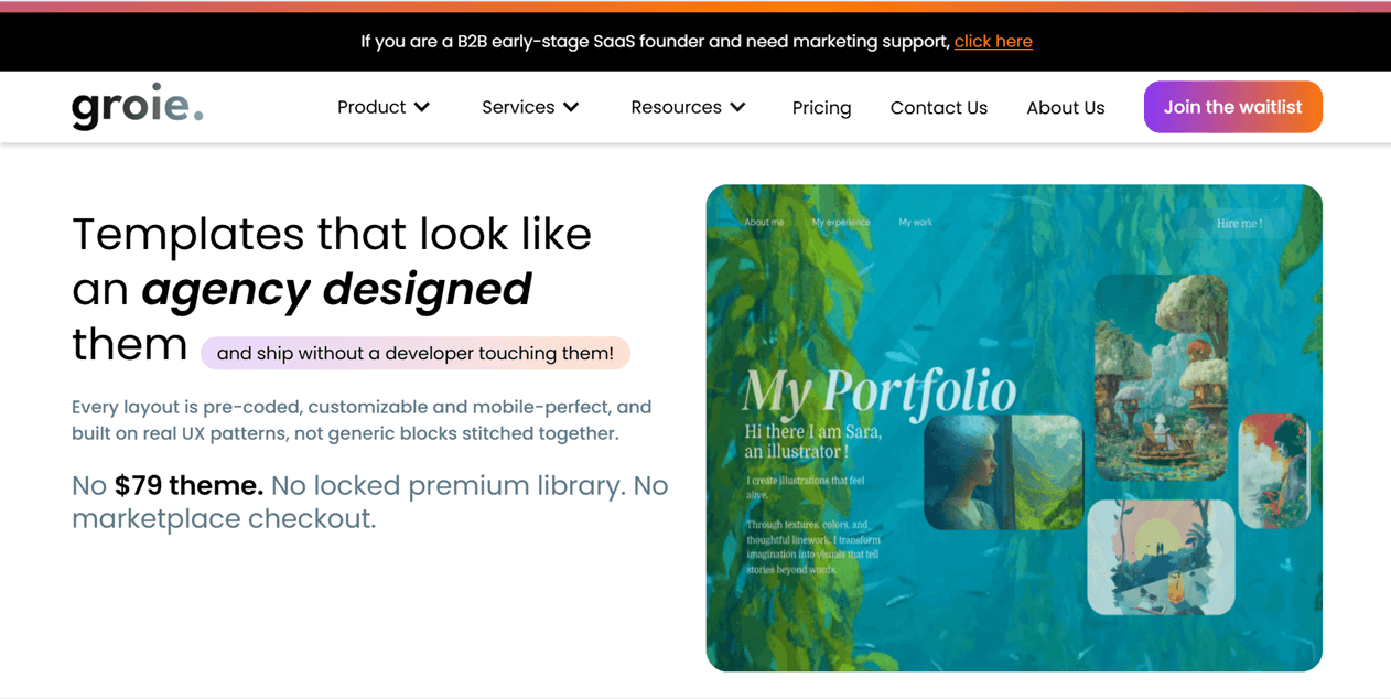Groie - No-code website builder screenshot 9